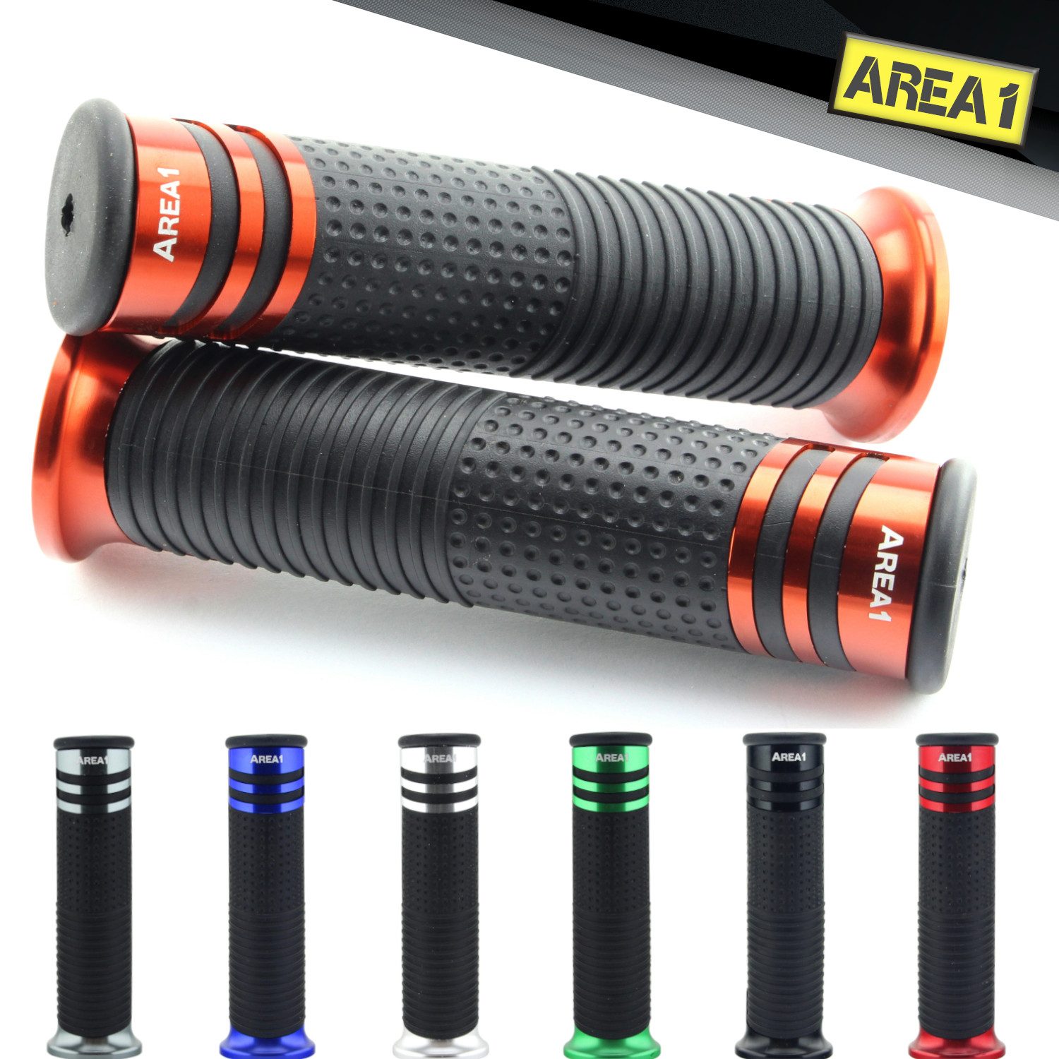 Griff für Motorrad/ Motorroller; 2 Stück; 1x 22mm + 1x 24-25mm (7/8/1 Zoll)