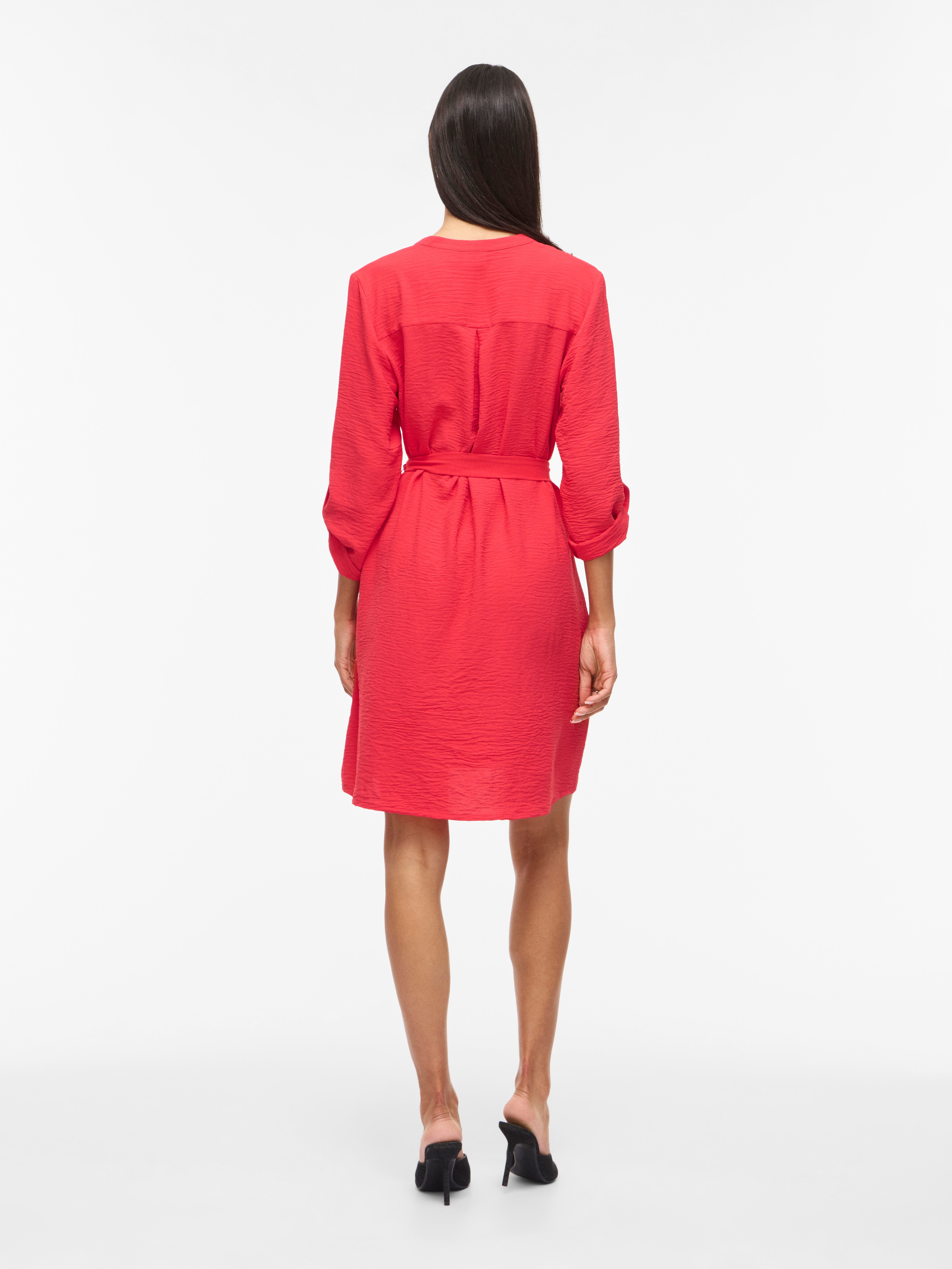 Vila Minikleid VIJOSA 3/4 V-NECK DRESS Sommerkleid günstig online kaufen