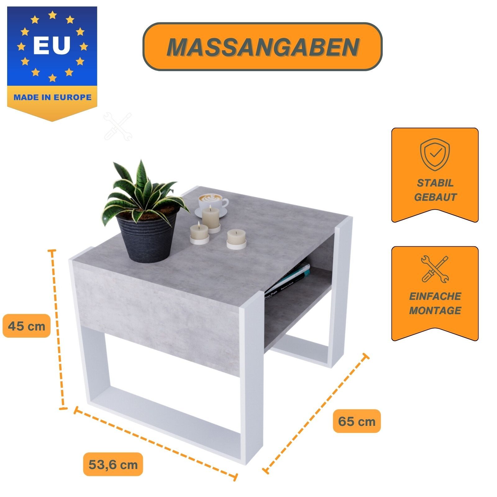 Raumhirsch Furniture Couchtisch Karo65 modern & günstig online kaufen