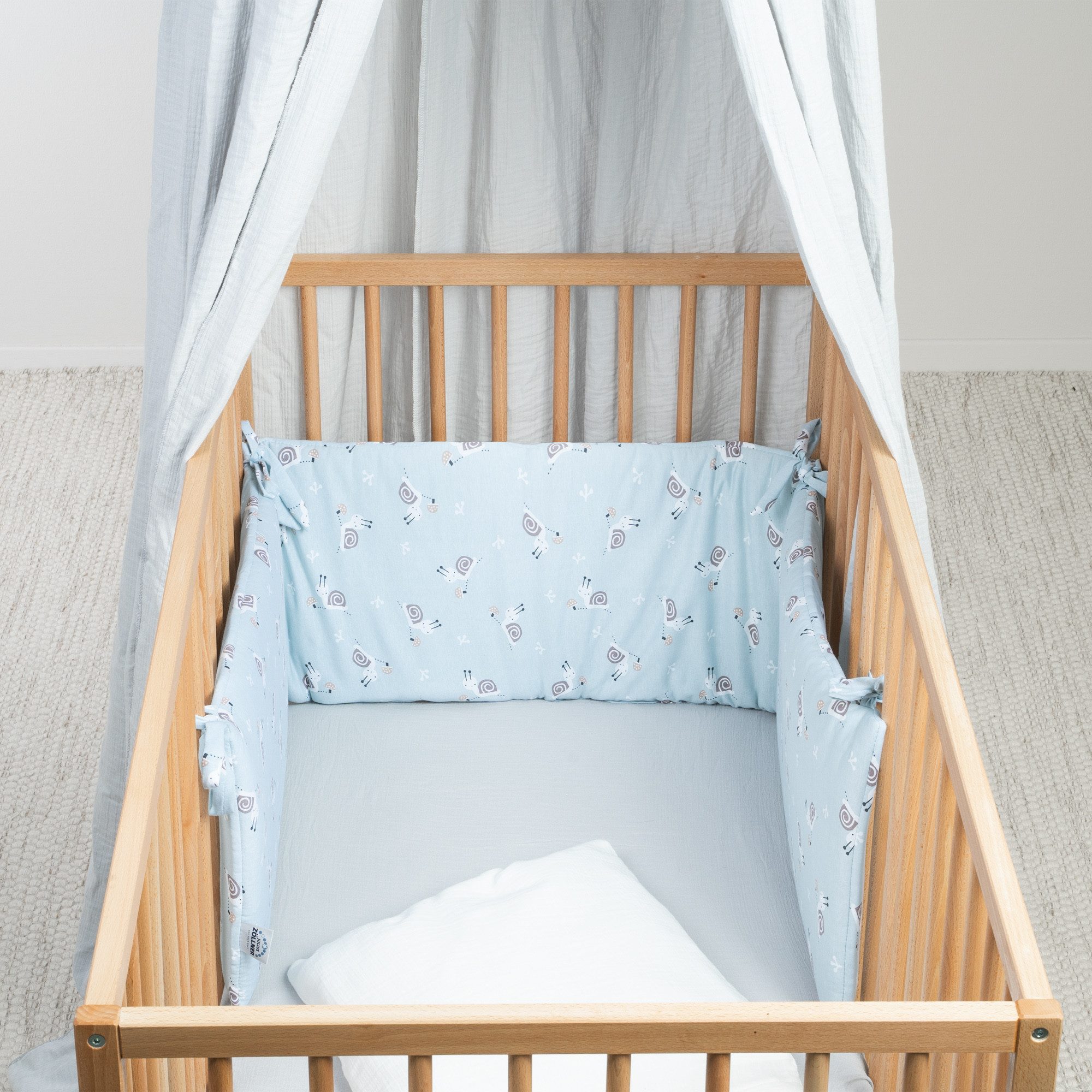 Julius Zöllner Kuschelnest Schnecke Nestchen Comfort Soft 180x35, (1-tlg), Babynestchen