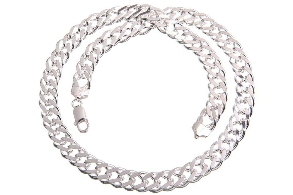 Silberkette Zwillingspanzerkette 11mm - 925 Silber