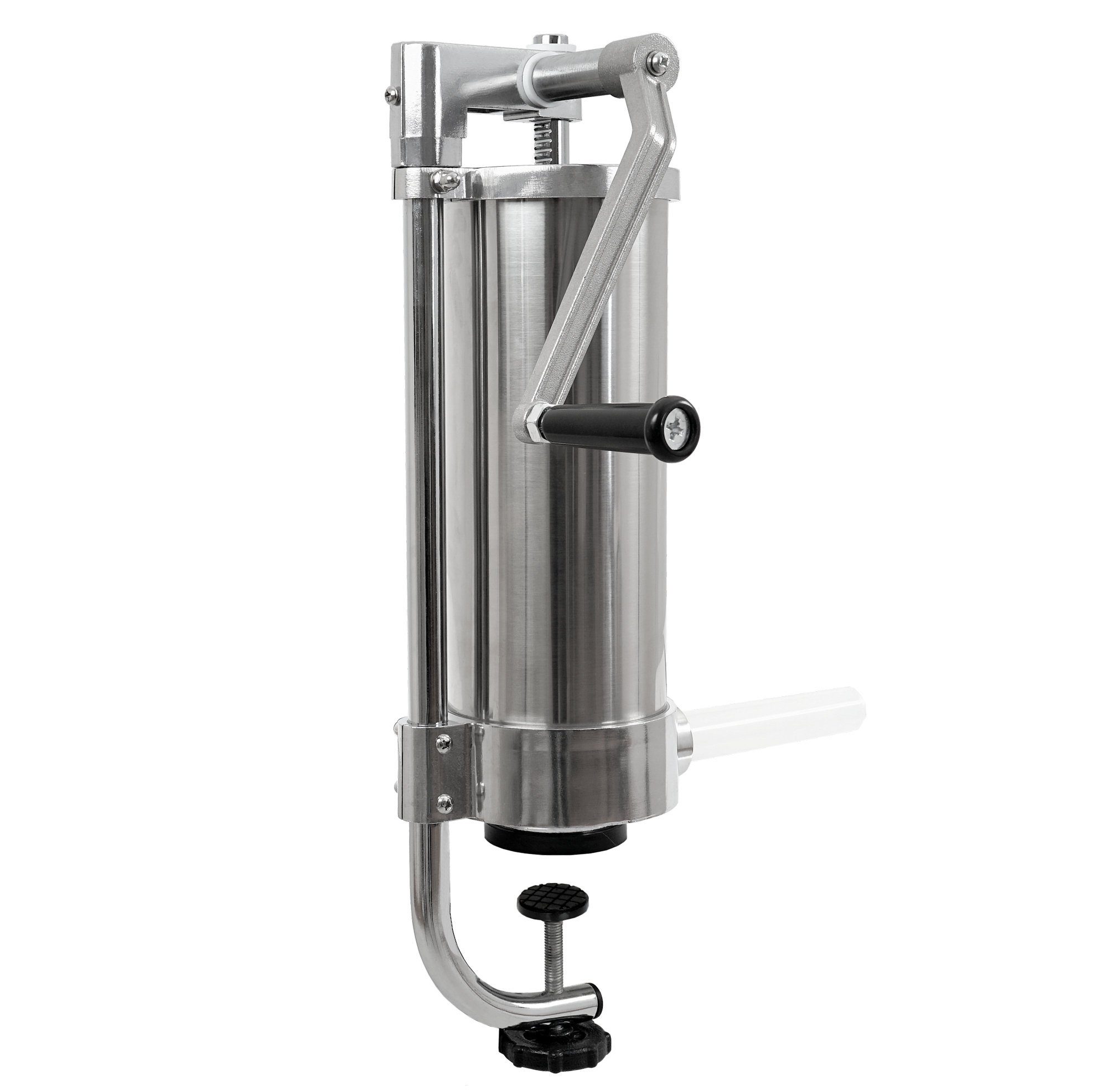 Zelsius Wurstfüllaufsatz Wurstfüllmaschine, 3 L, Edelstahl Wurstfüller Tischbefestigung