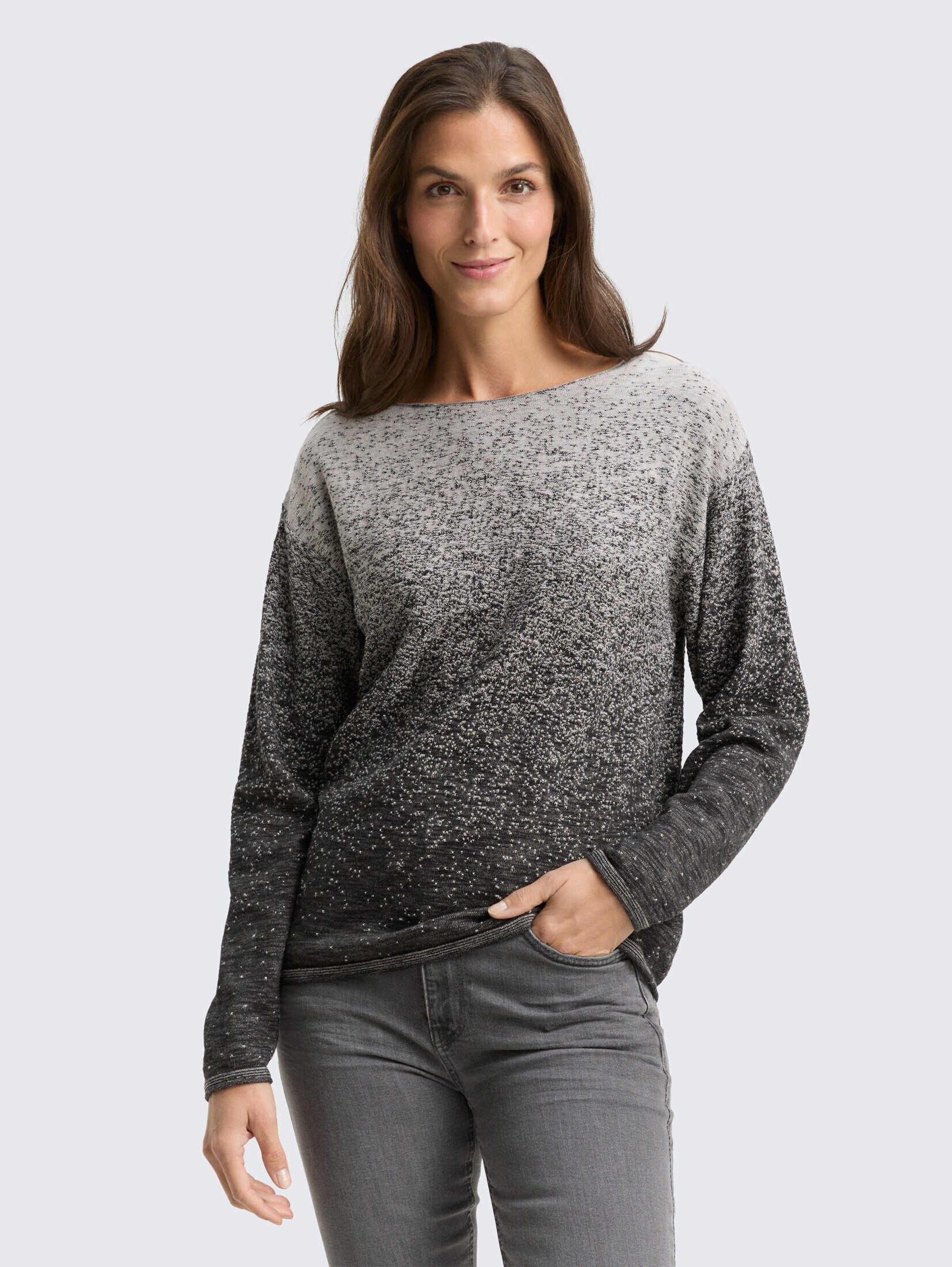 TOM TAILOR Strickpullover Pullover & Strickjacken Loose Fit Strickpullover mit Farbverlauf