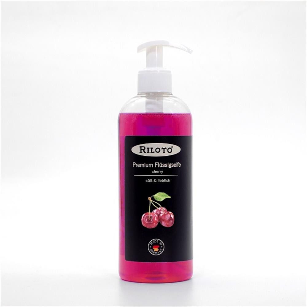 Lorito Flüssigseife Riloto Premium Flüssigseife Cherry 500ml Cremeseife Handseife