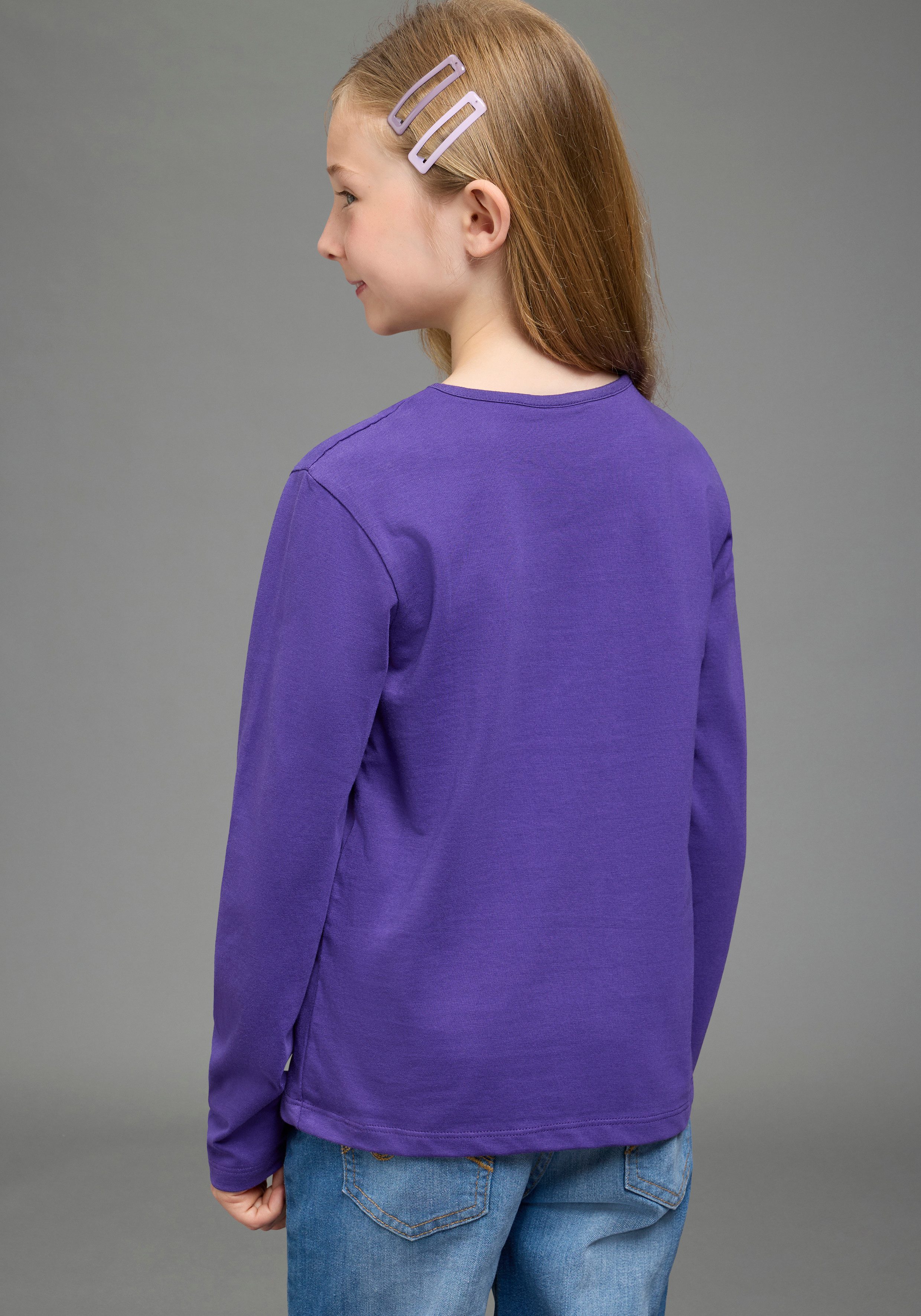 KIDSWORLD Langarmshirt FROZEN Shirt, Disney Basic-Passform, Langarm, bedrucktes Design