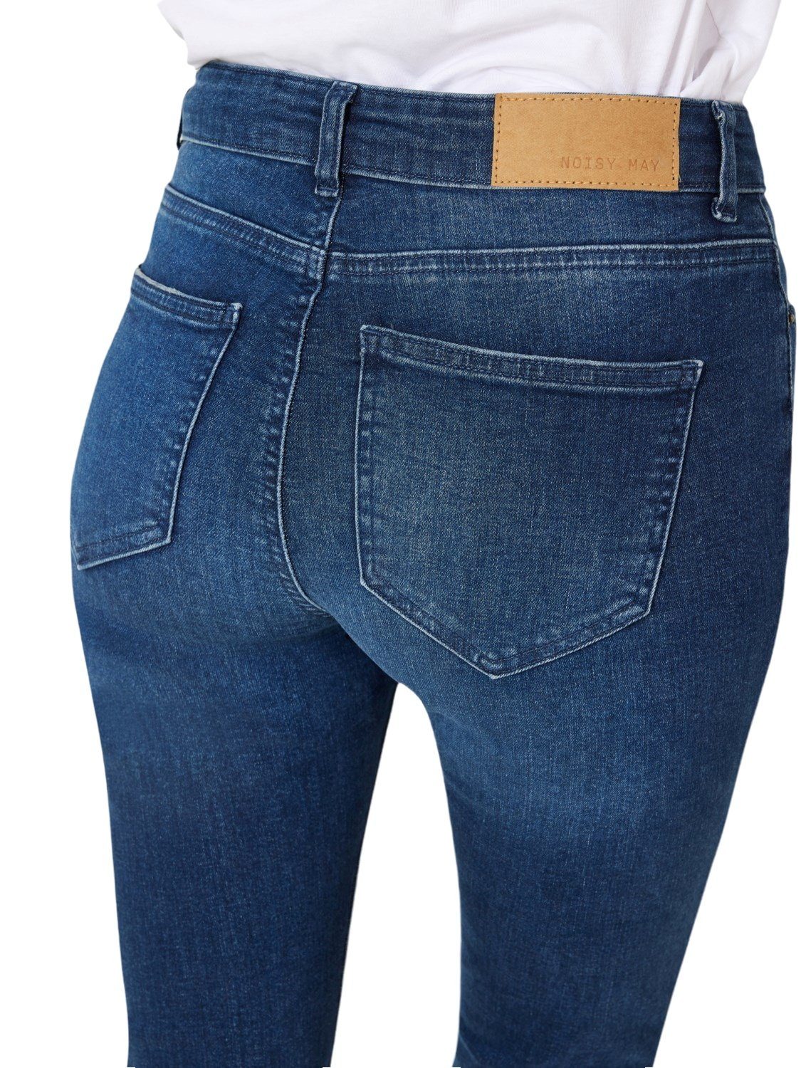 may Jeanshose LUCY Skinny-fit-Jeans Noisy Stretchanteil mit