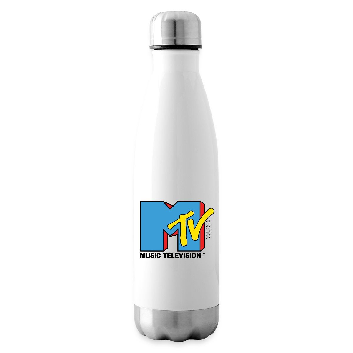 Spreadshirt Isolierflasche MTV Music Television Ikonisches Logo Isolierflasche