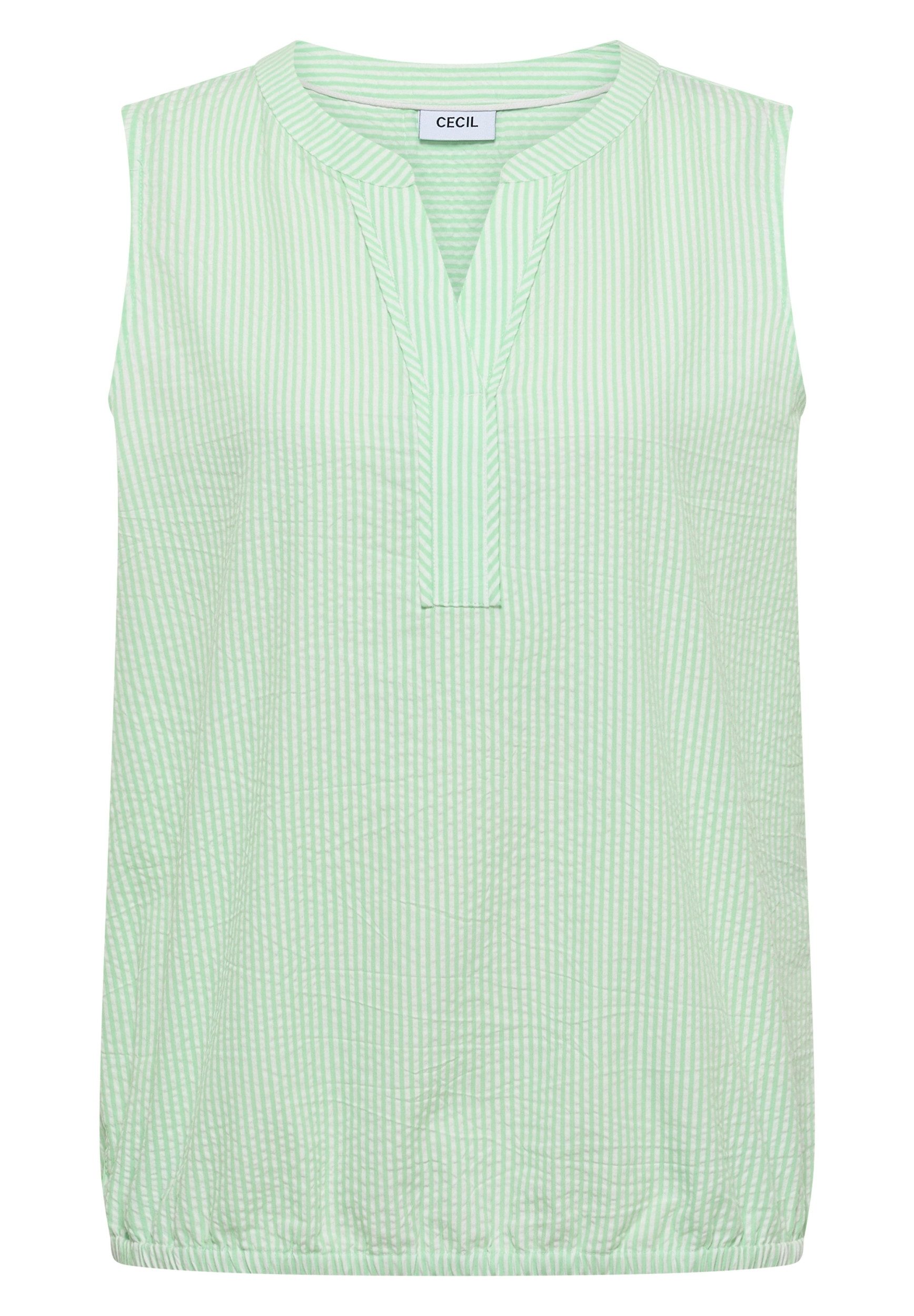 CECIL Blusenshirt Seersucker Stripe Top