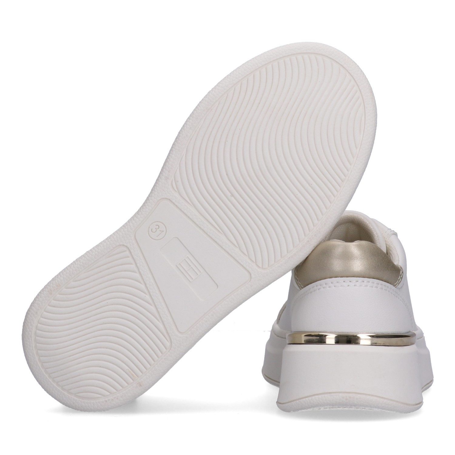 Tommy Hilfiger Plateausneaker Plateauschuh, Chunky Sneaker, Schnürer im Animal Look