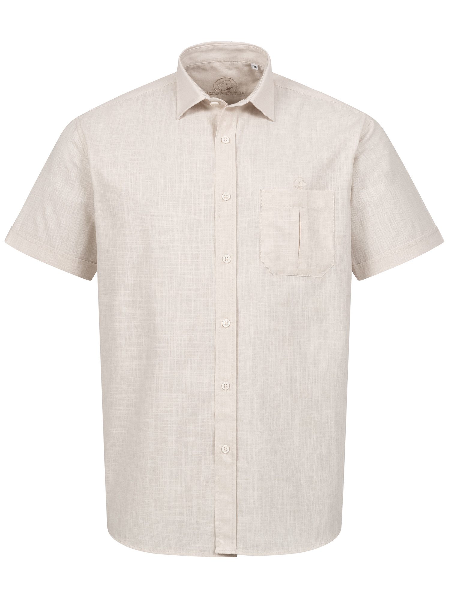 Indumentum Kurzarmhemd Herren Hemd Kurzarm Hemd Leinen-Optik günstig online kaufen