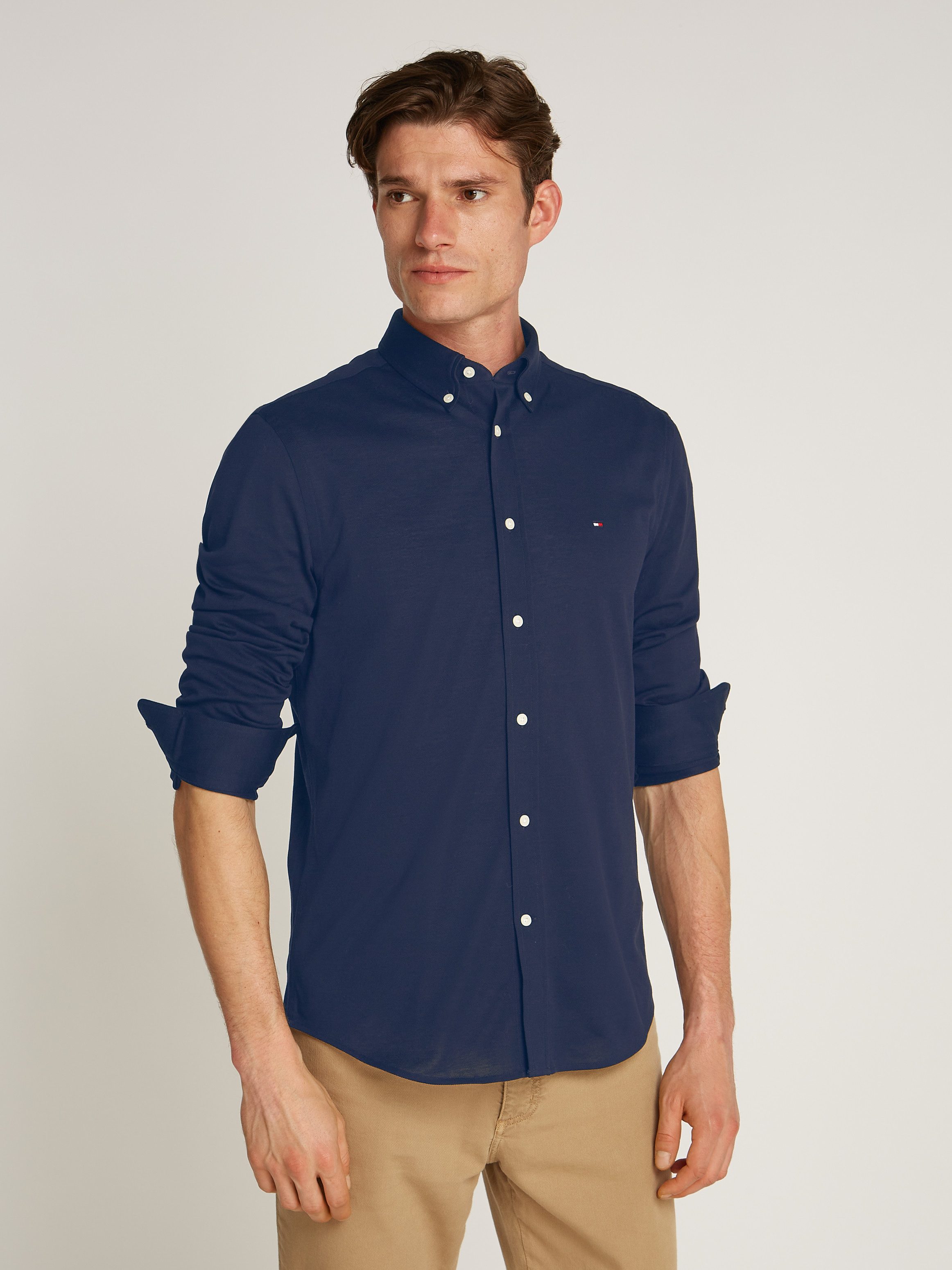 Tommy Hilfiger Businesshemd FLEX DOBBY SF günstig online kaufen