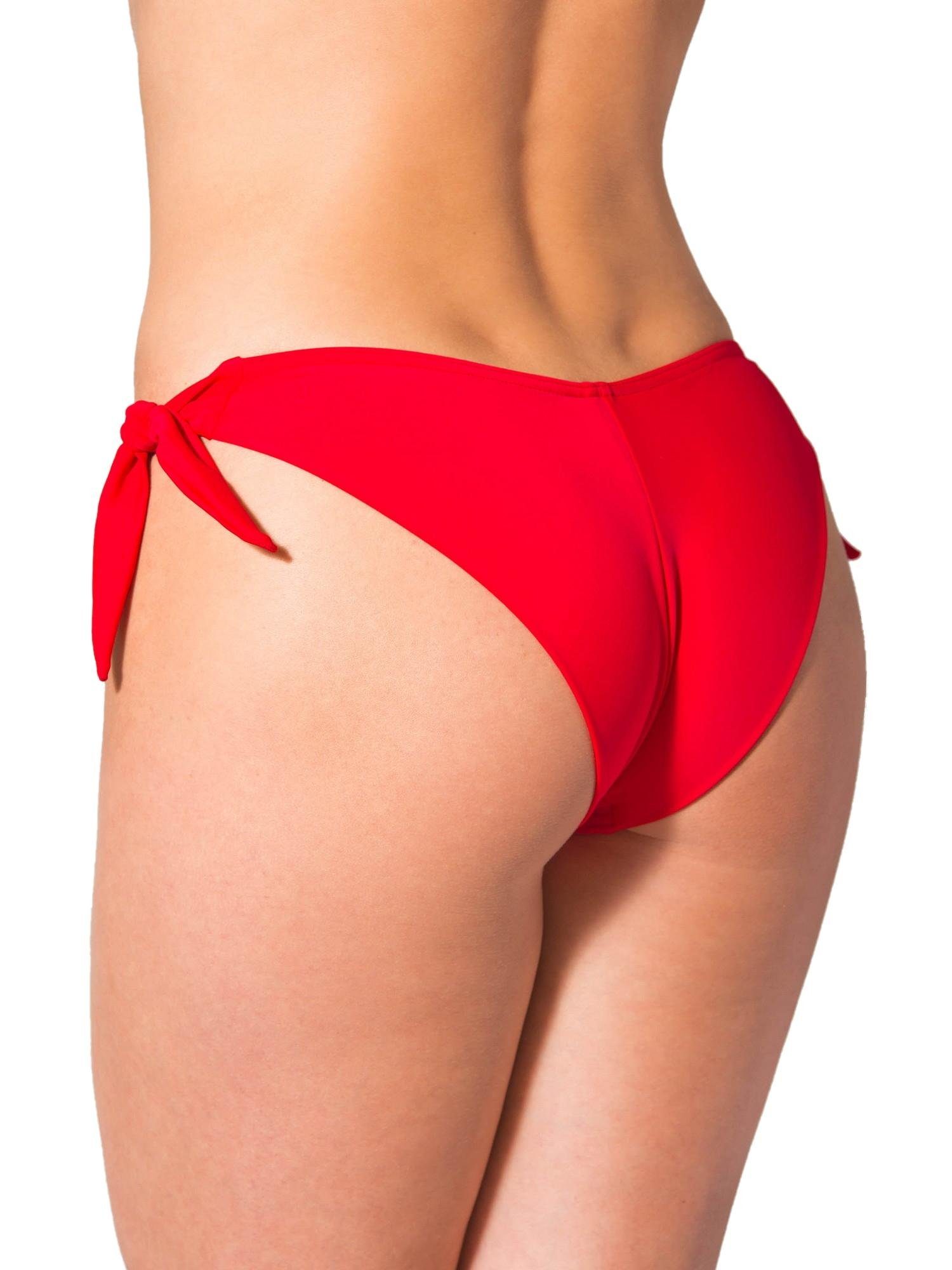 Aquarti Bikini-Hose Aquarti Damen Tanga Bikinihose Seitlich Gebunden Brazilian – Bild 3 von 5