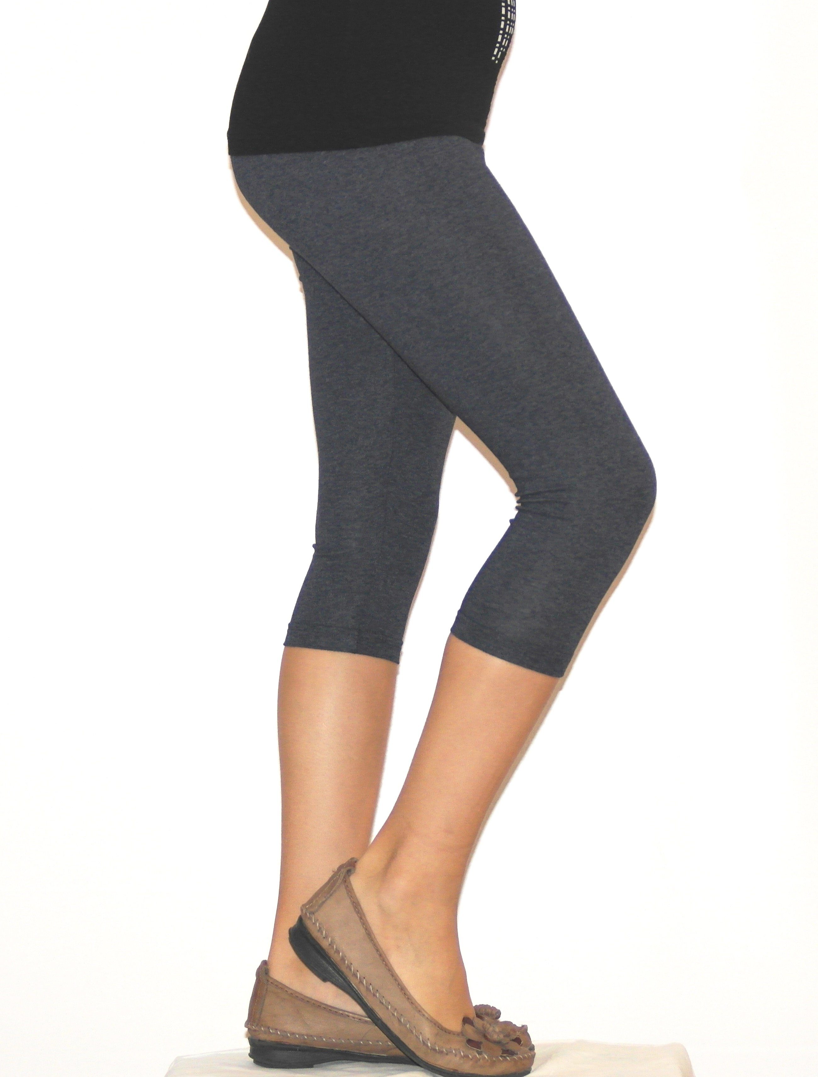 YESET Caprihose Kinder Mädchen Hose Leggings Capri 3/4 blickdicht Baumwolle Jeans 146