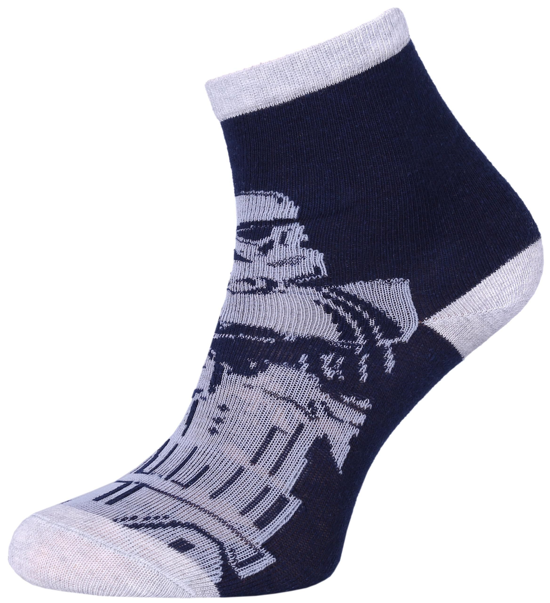 Sarcia.eu Haussocken Dunkelblau-graue Jungen-Socken Star Wars DISNEY 2-3 Jahr
