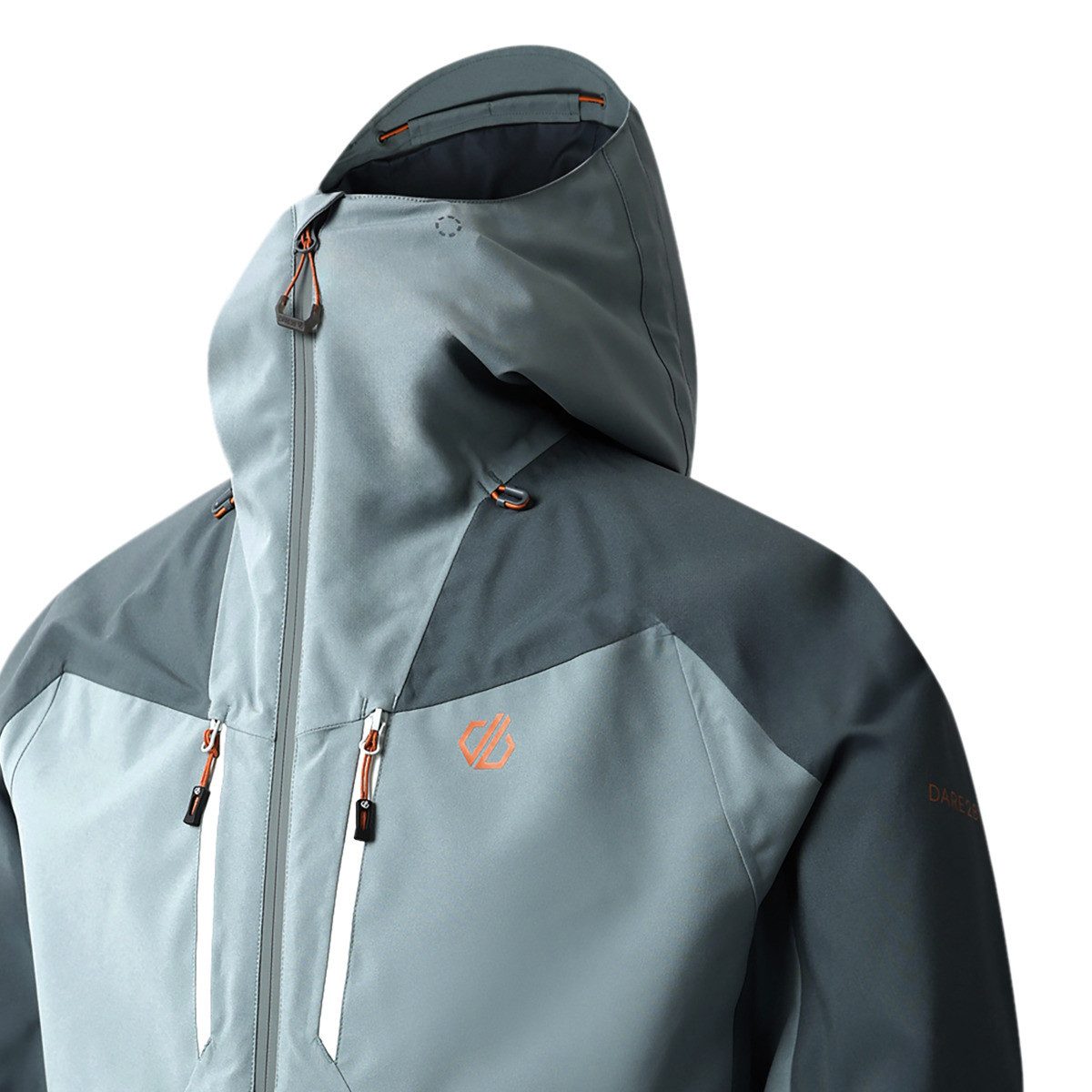 Dare2b Regenjacke Arising III Herren Regenmantel, Kapuze, Jacket, Anorak, Regenbekleidung