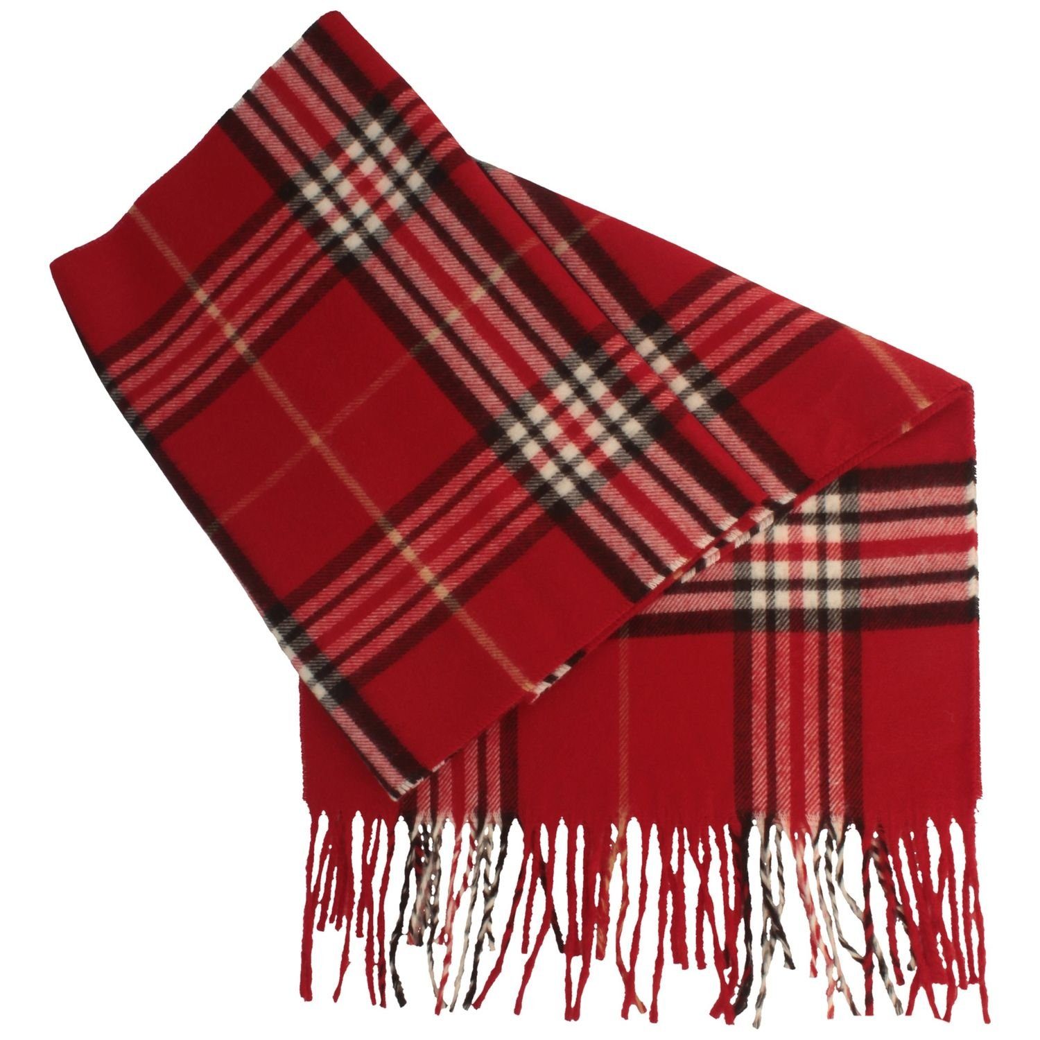 Breiter Schal, Cashmink im Tartan-Karo mit günstig online kaufen