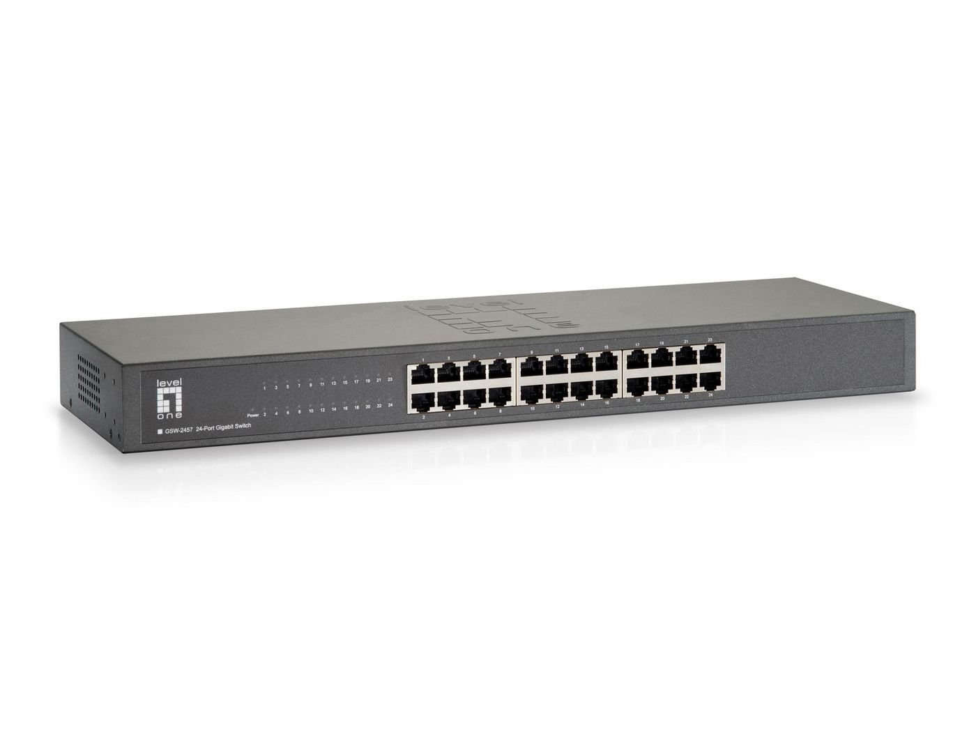 Levelone LEVEL ONE LevelOne - GSW-2457 24-Port 19" Unmanaged Gbit Ethernet Swit Netzwerk-Switch