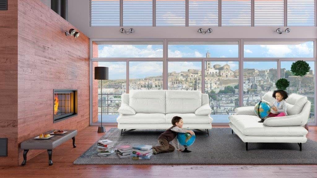 CALIA ITALIA 2-Sitzer Cezanne, italienisches Design trifft erstklassigen Sitzkomfort, Leder, Edles Designsofa in besonders langlebigen & pflegeleichten Lederarten