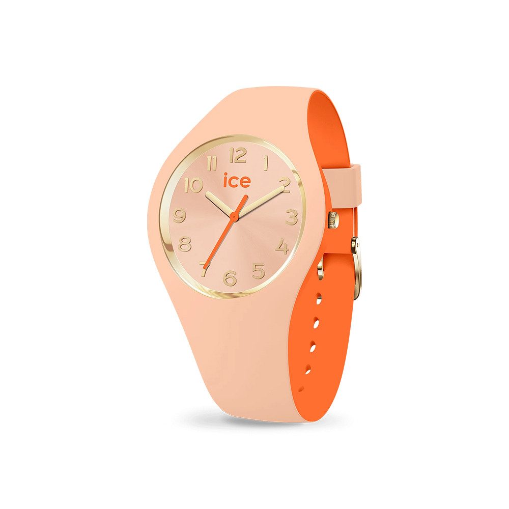 ice-watch Quarzuhr Ice-Watch Ice Duo Chic Peach Fuzz (S) 023277, Hochwertiges Produkt mit zeitlosem Design, sorgfältiger Verarbeitung