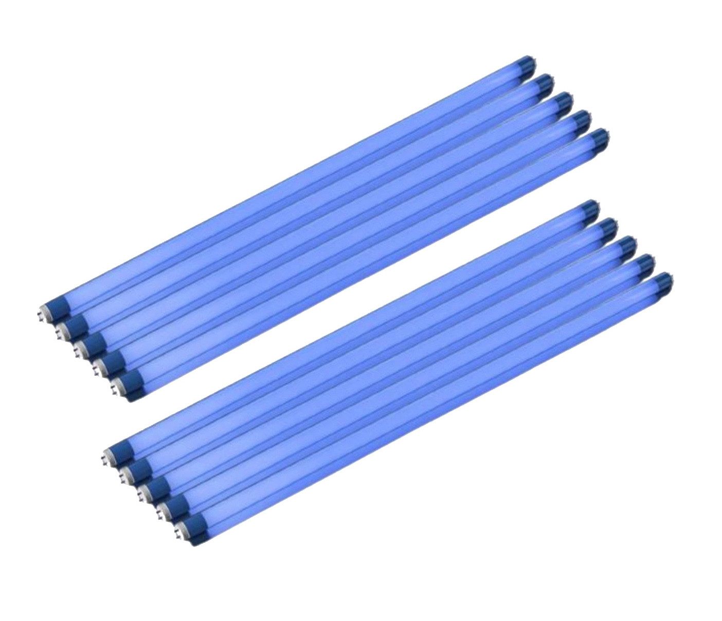 XENON LED Dekolicht 8737 LED Röhre 10erPack 230 Volt 10W T8 150cm 1000Lm Kunststoff Blau, Xenon / Blau