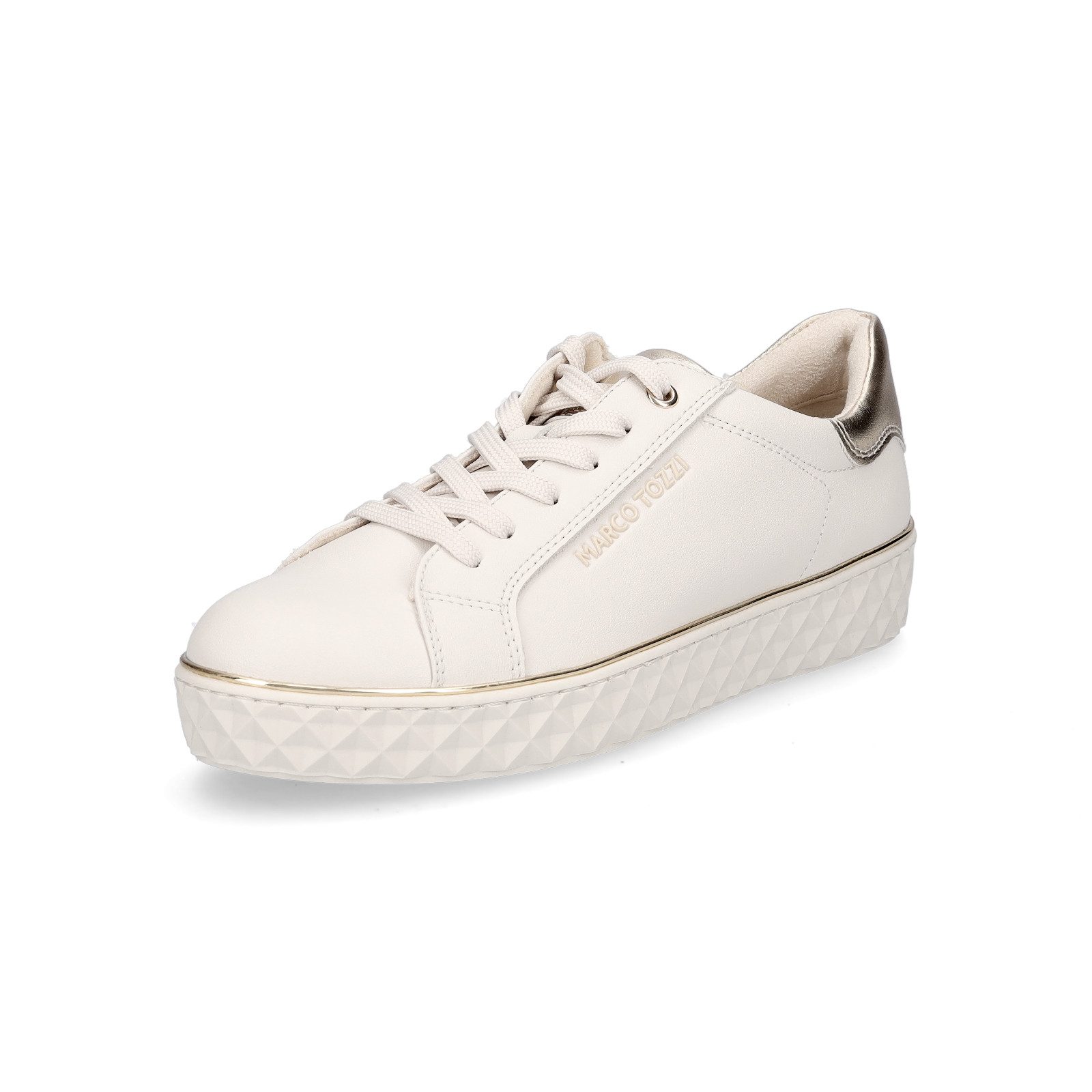 Marco Tozzi Damen Sneaker creme Sneaker