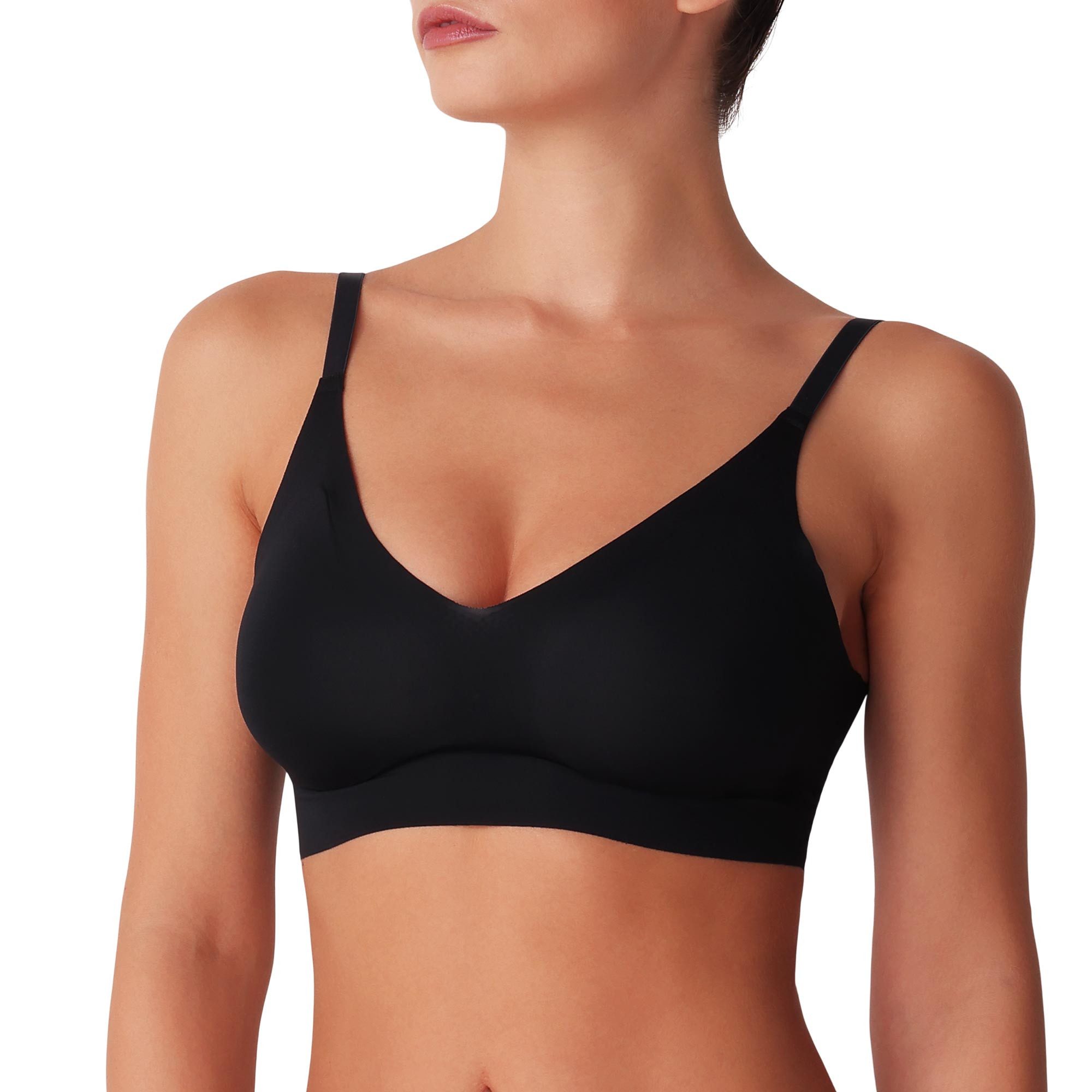 Cotonella Bustier COTONELLA ADC17 Komfort BH seamless herausnehmbare Schale S - XL schwa