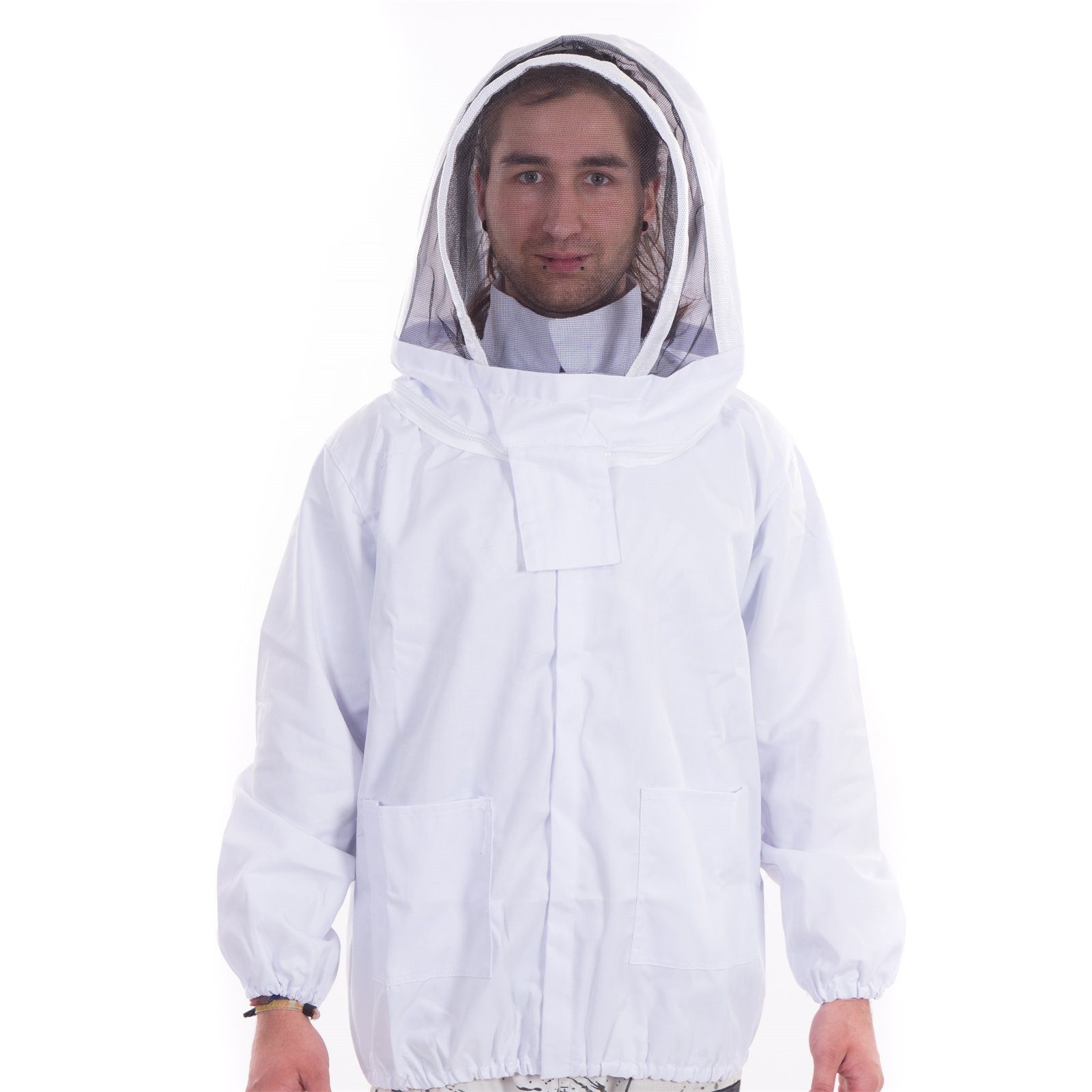 Bienenbeute IMKER SCHUTZJACKE BEEComb, XL, Baumwolle, Schutzanzug
