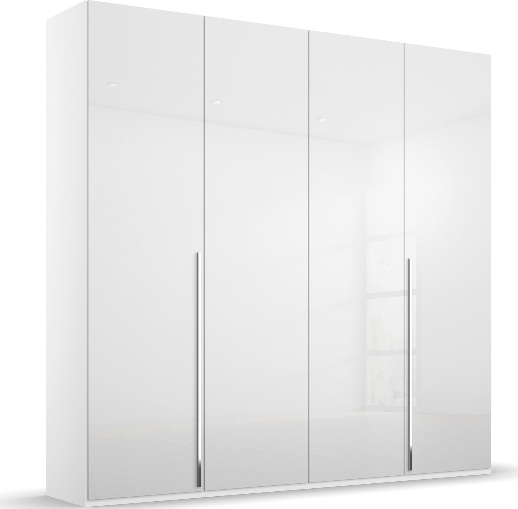 rauch Drehtürenschrank Kleiderschrank Schrank Garderobe Wäscheschrank BESTSELLER MONTCLAR mit umfangreicher Innenausstattung und Hochglanz-Front MADE IN GERMANY