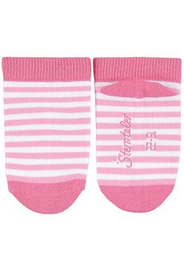 Sterntaler® Sneakersocken Sneaker-Söckchen Ringel, 3er-Pack (3er Set Kindersocken, Seaker- Socken für Kinder) Babysocken mit den süßen Motiven, Kurzsocken Baby