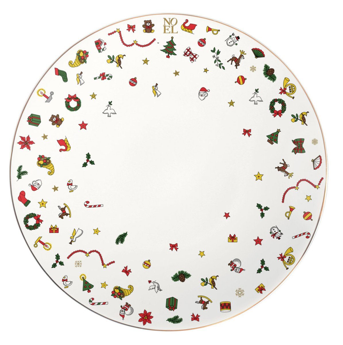 TAITÙ Speiseteller Noël Oro