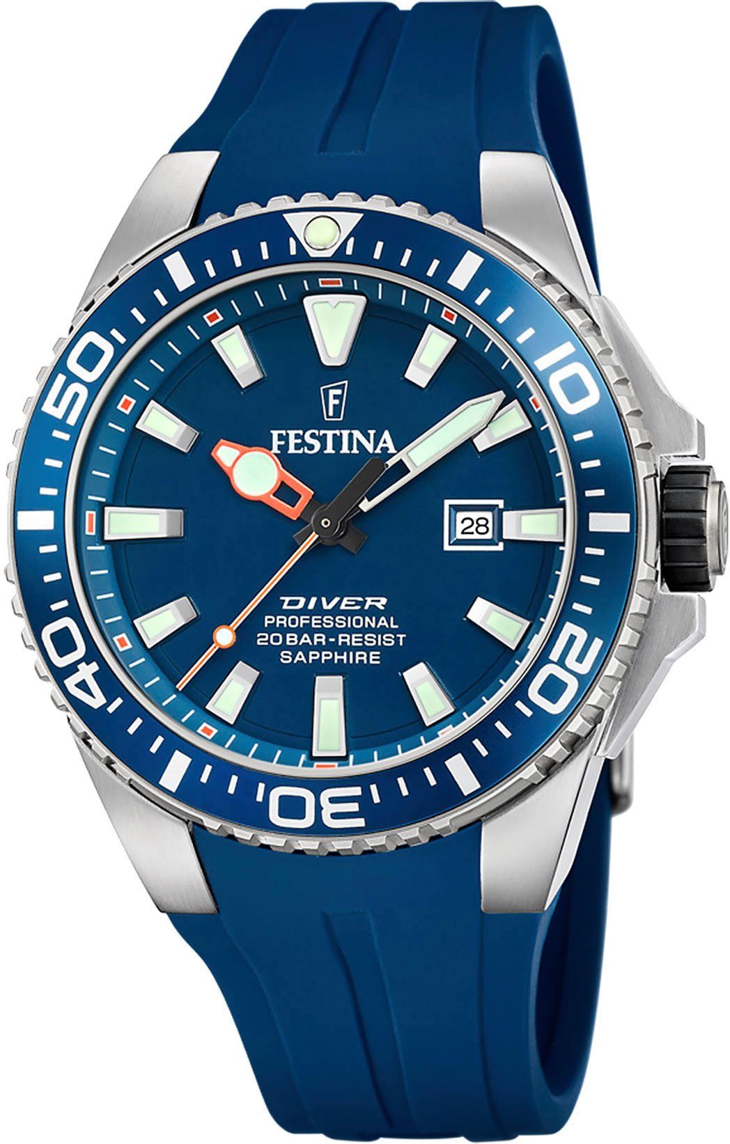 Festina Taucheruhr Diver Collection F20664/1, Armbanduhr, Quarzuhr, Herrenu günstig online kaufen