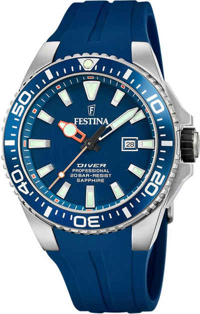 Festina Quarzuhr Diver Collection, F20664/1, Armbanduhr, Herrenuhr