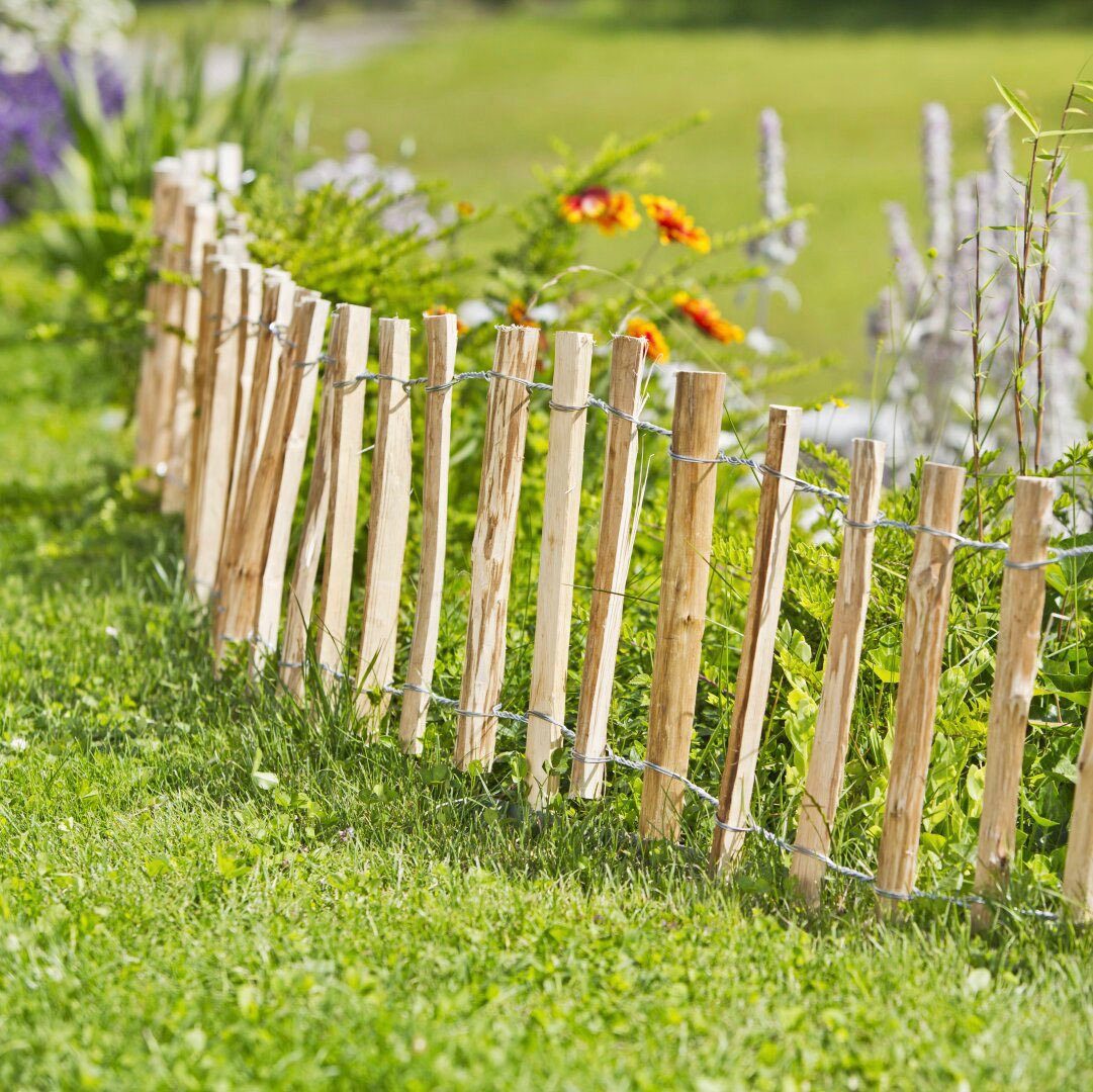 Windhager Beetumrandung Haselnussholz, LxH: 120x50 cm, Beeteinfassung