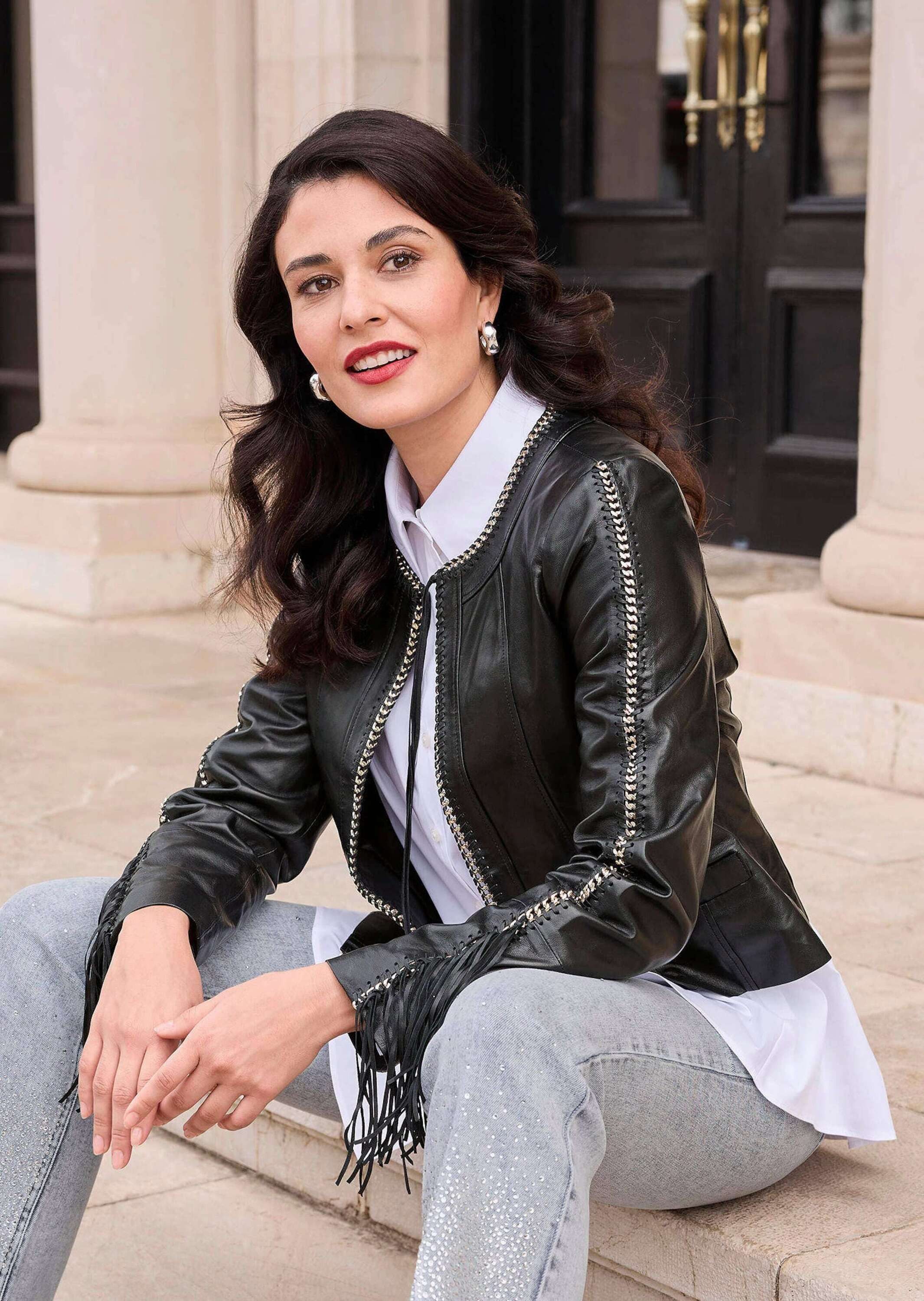 Alba Moda Lederjacke Lederjacke