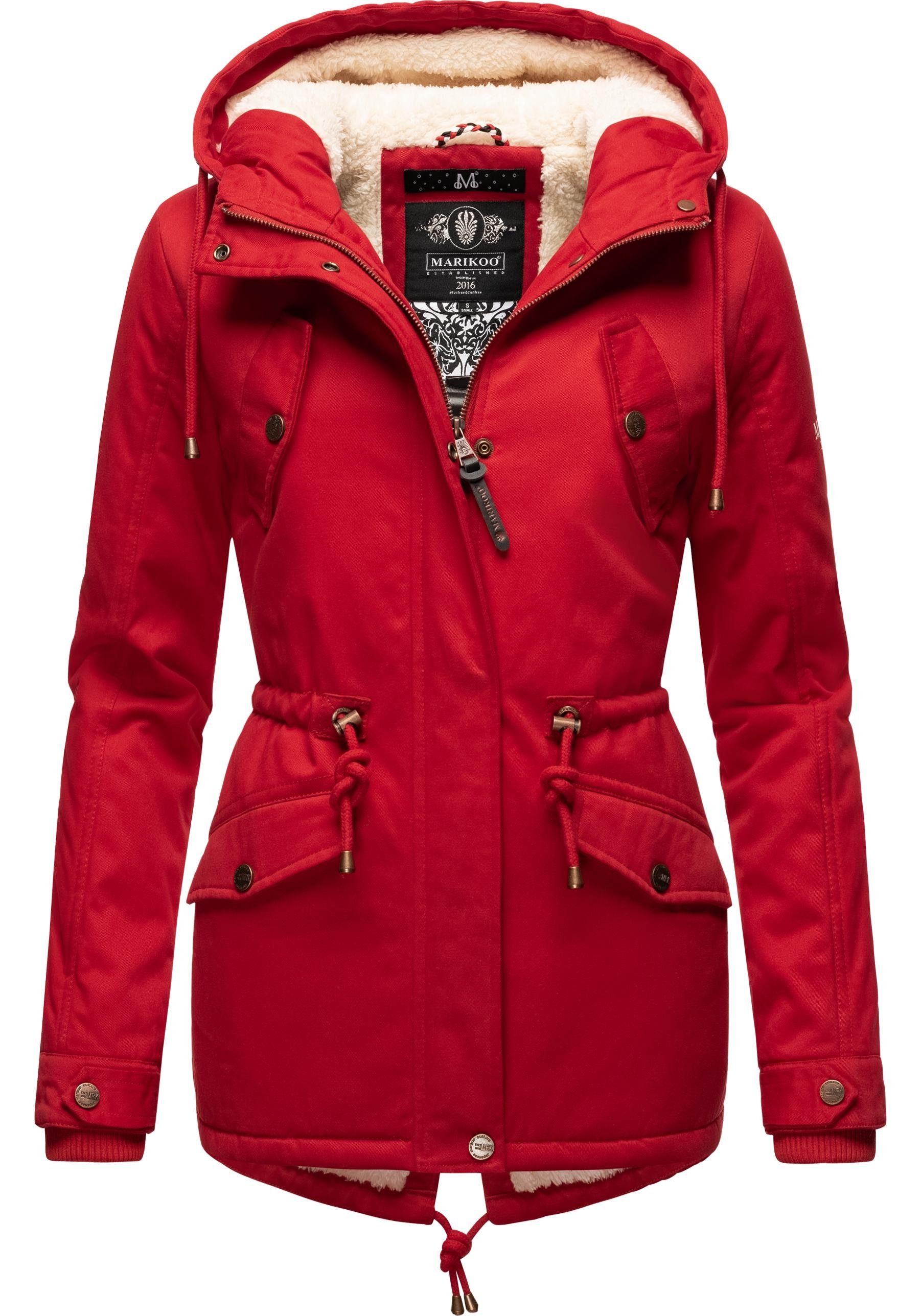 Marikoo Winterjacke Manolya stylischer Kurzmantel mit günstig online kaufen