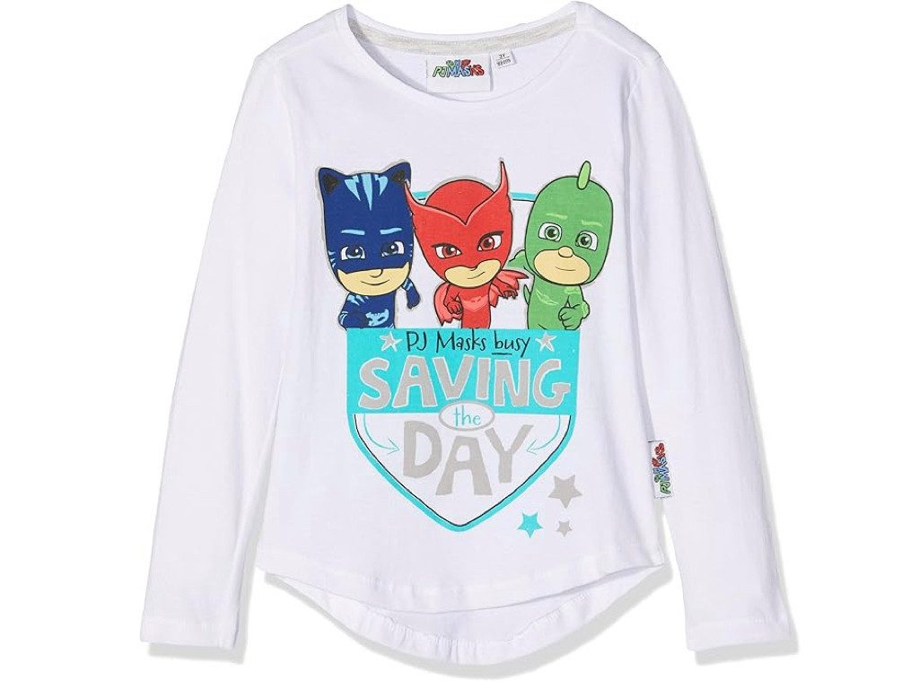 PJ Masks Langarmshirt PJ Masks Pyjamahelden für Jungen und Mädchen