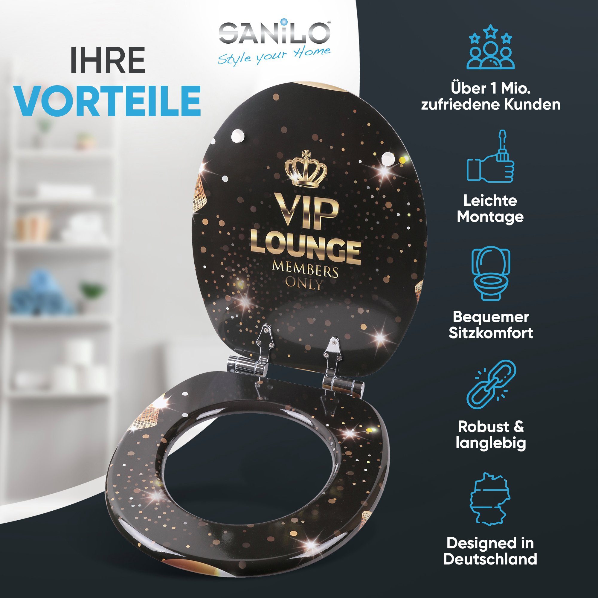 Sanilo WC-Sitz mit Absenkautomatik, viele schöne Toilettensitze direkt vom günstig online kaufen