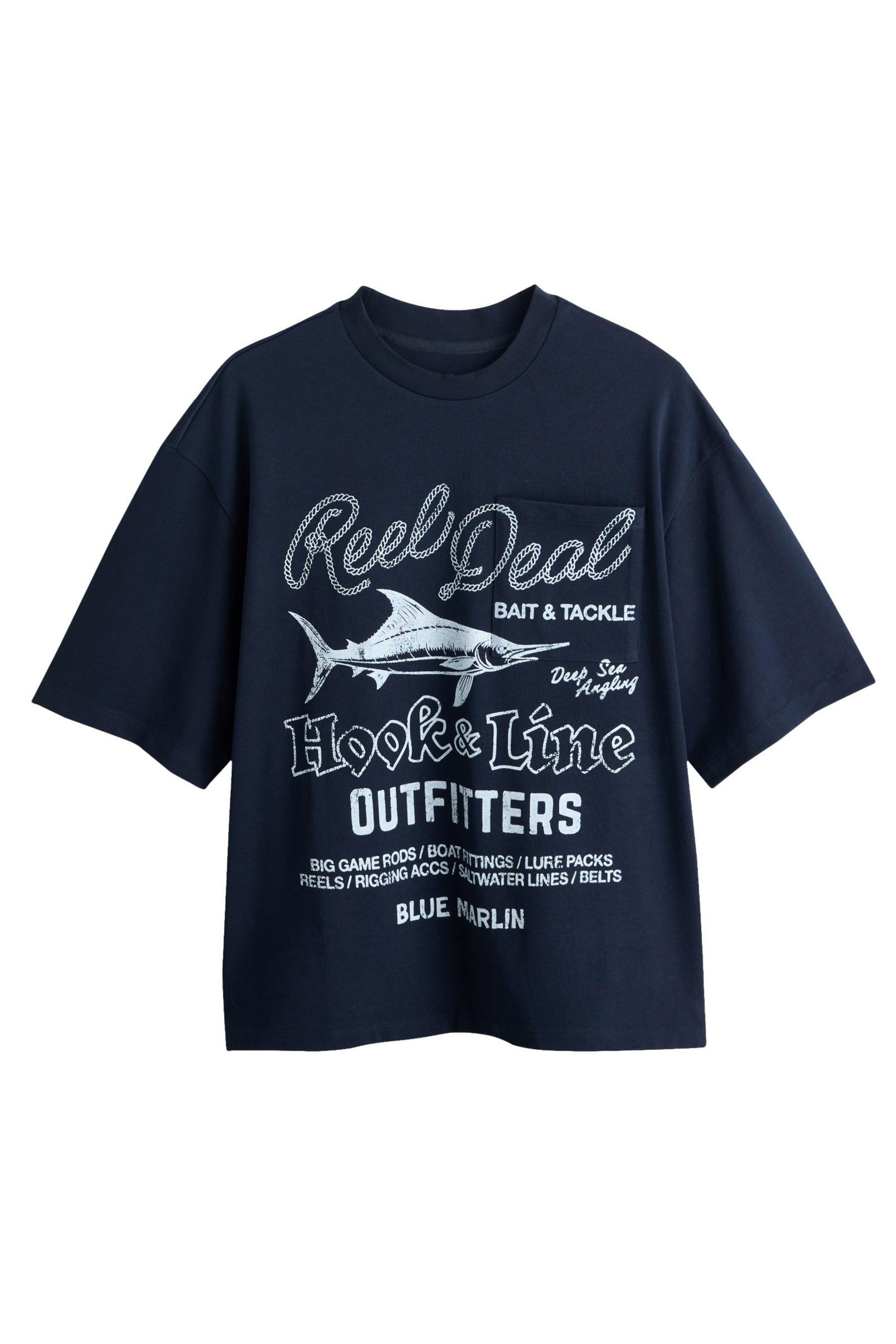 T-Shirt Edit Relaxed Fit T-Shirt mit Grafik-Print