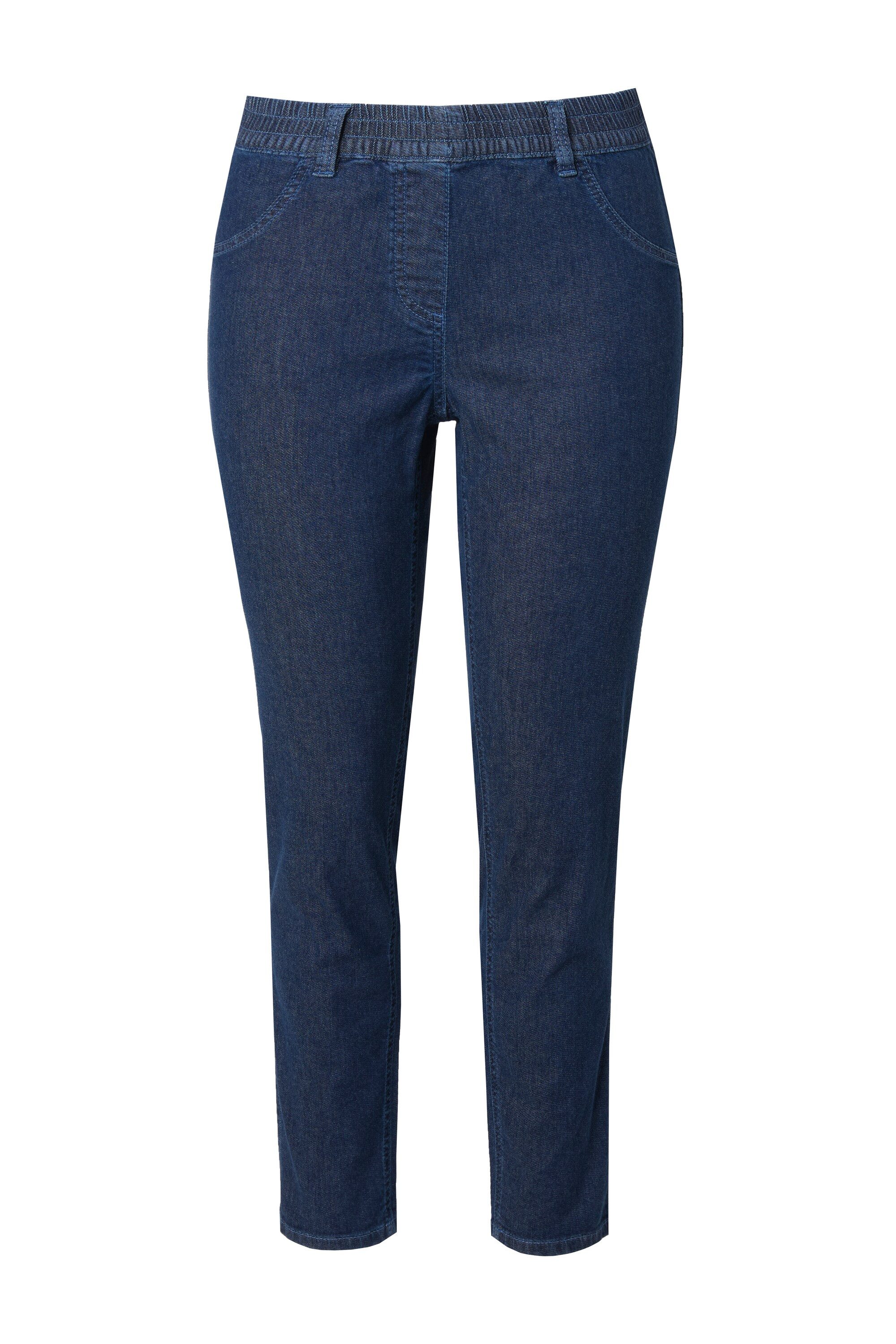 Ulla Popken 5-Pocket-Jeans Jeggings Jeansoptik schmales Bein Biobaumwolle günstig online kaufen