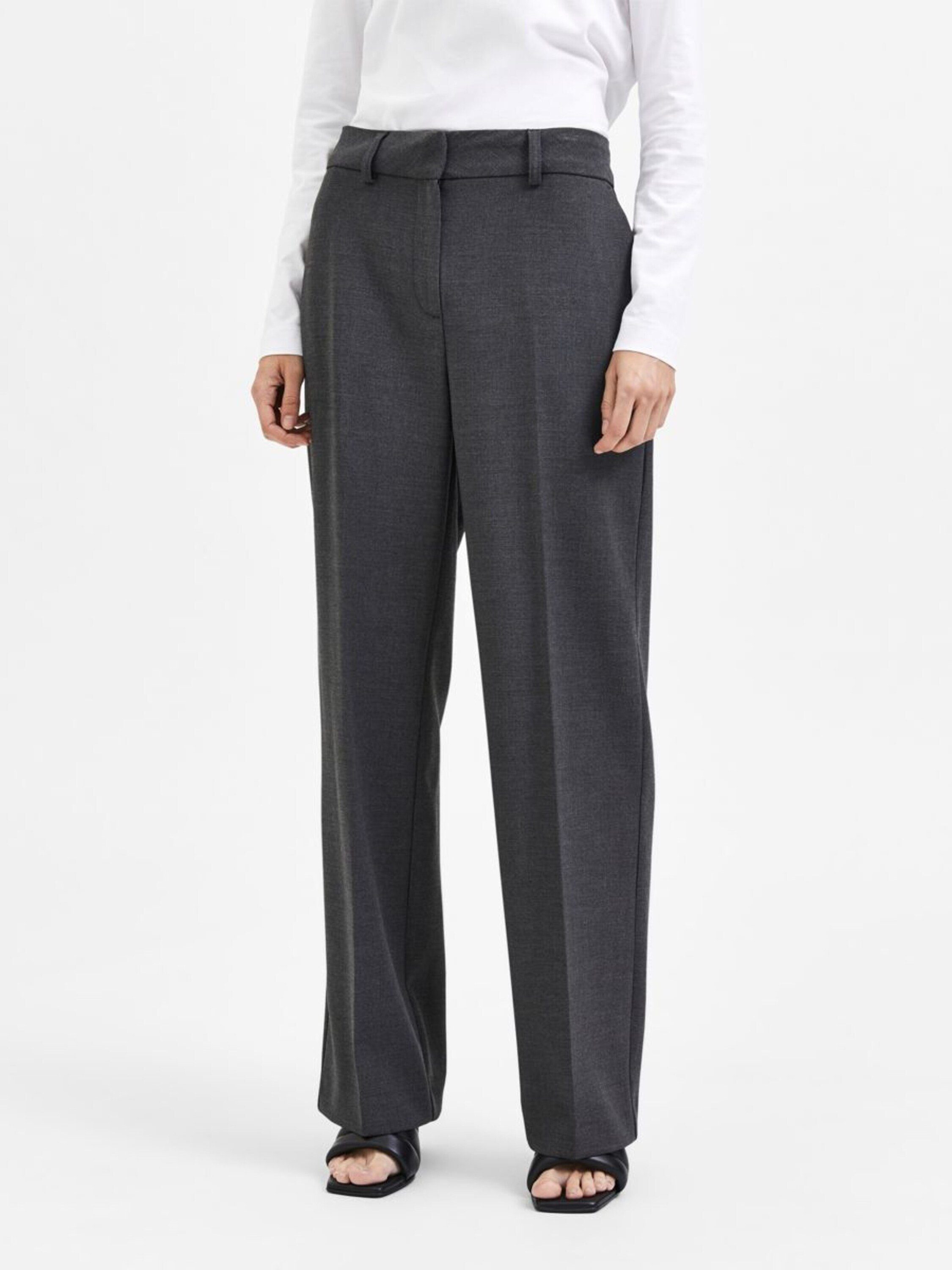 Selected Stoffhose (1-tlg) Falten günstig online kaufen