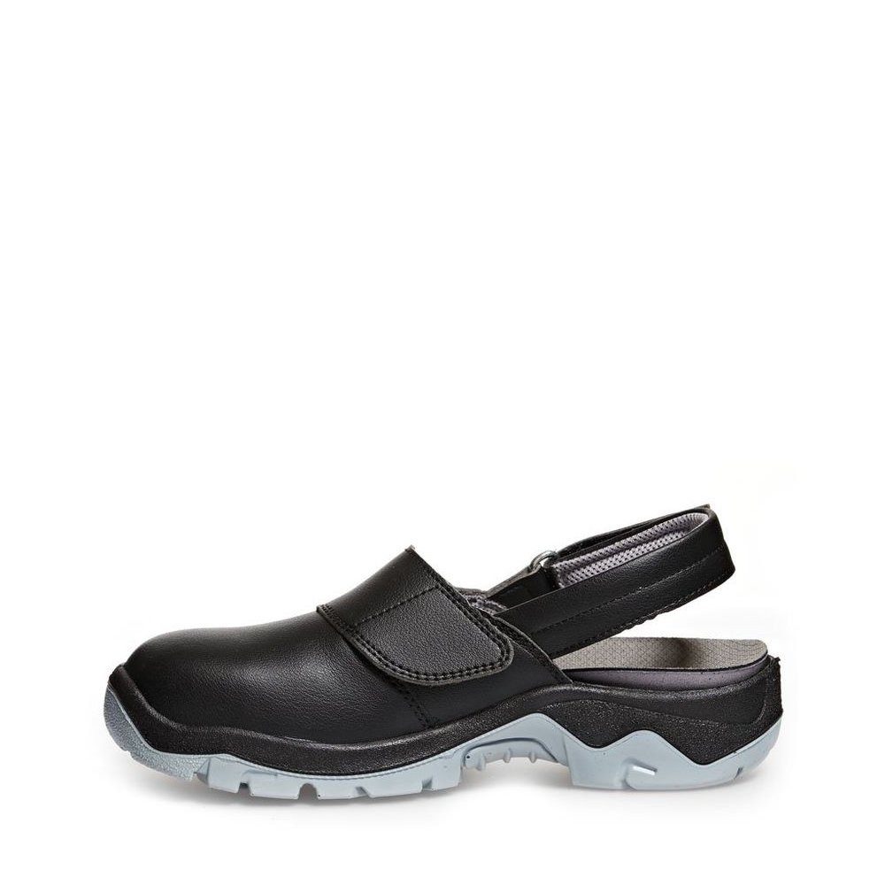 Abeba Anatom Sicherheits-Clog – Mikrofaser SB A E FO Src Rutschhemmung Sicherheitsschuh