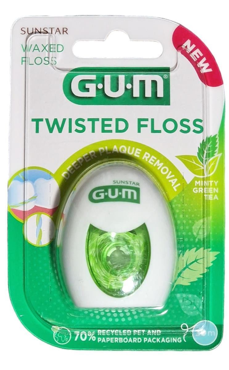 GUM Zahnseide GUM Twisted Floss 30m Zahnseide, (0-St)
