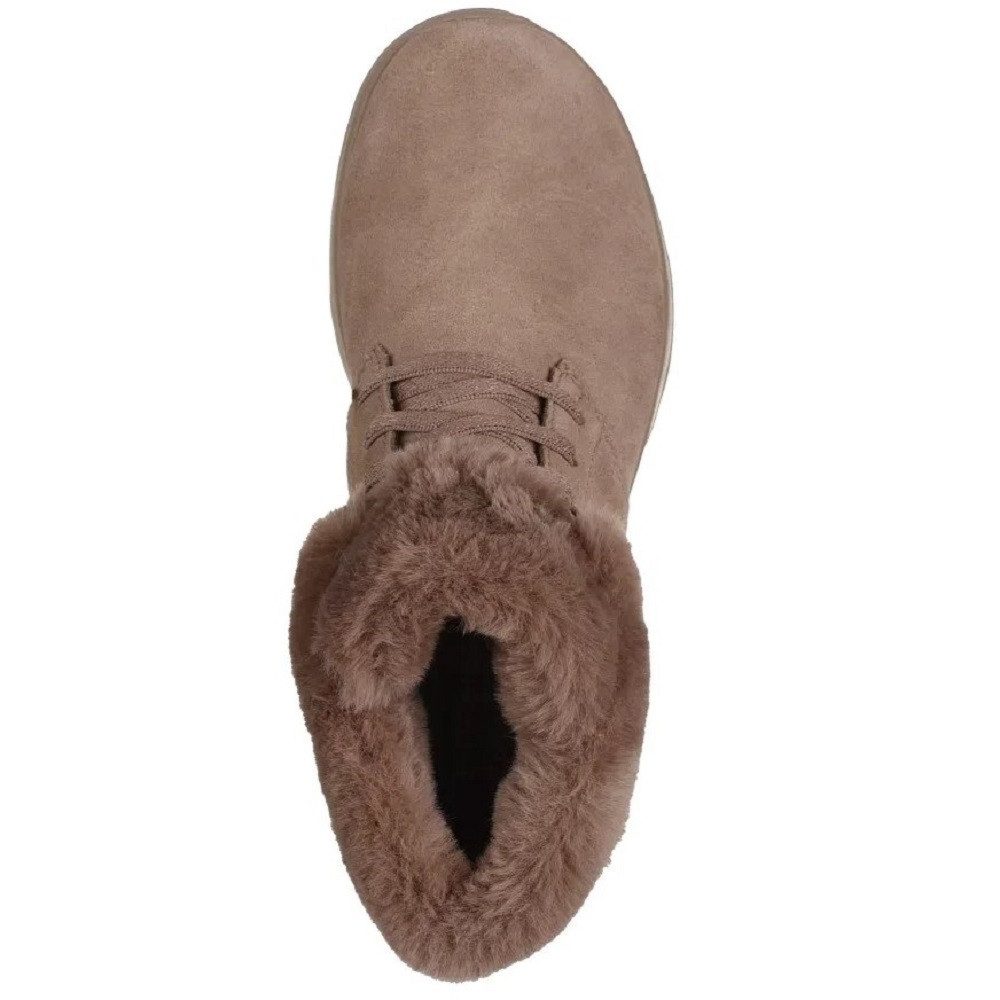 Skechers On-The-Go Joy Damen Stiefeletten Boots Schuhe 144334-BRN Stiefelette Komfort
