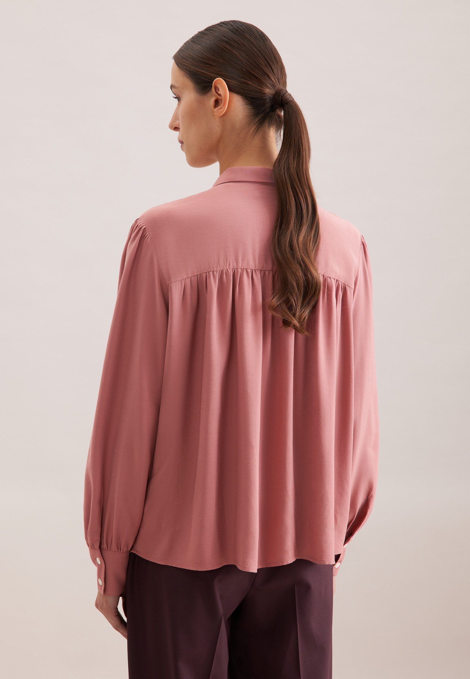 seidensticker Schluppenbluse 1/1 Uni günstig online kaufen