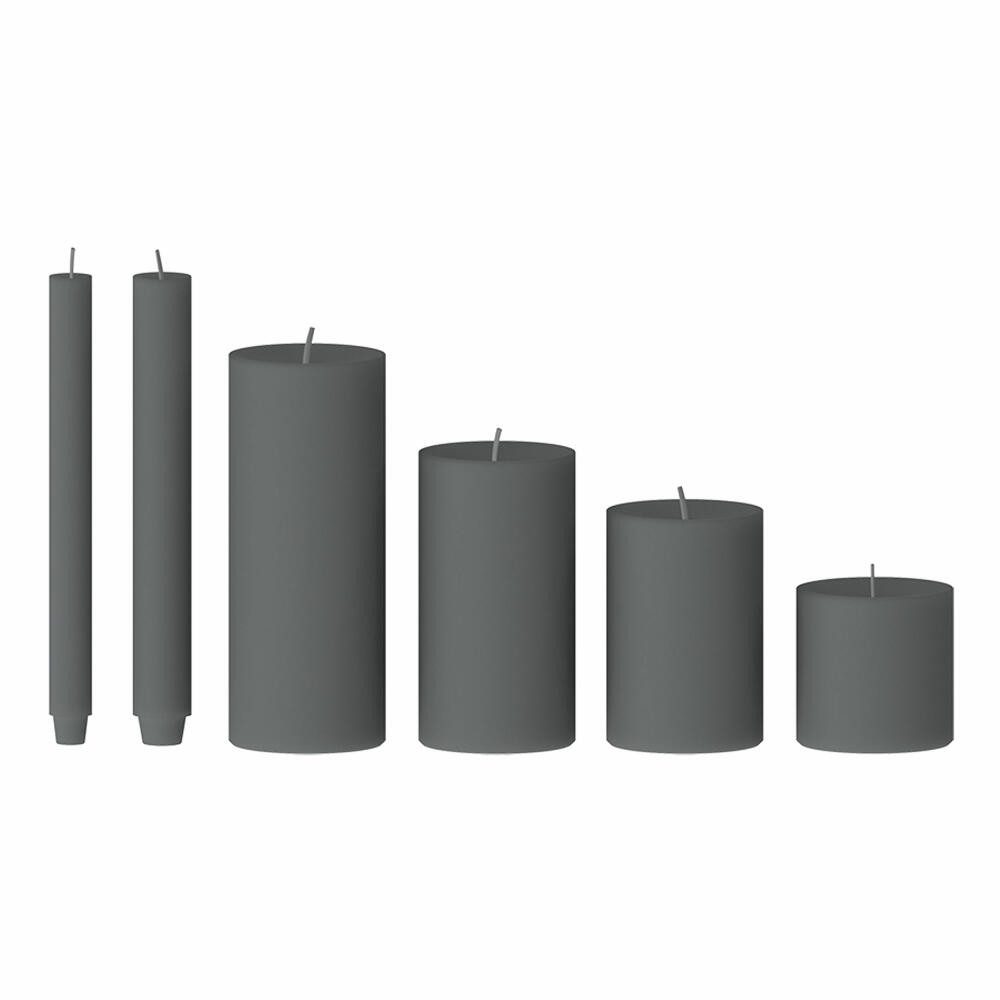 Engels Kerzen Stumpenkerze Gegossen Schiefer H 12 cm
