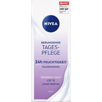 Nivea Gesichtspflege Gesichtscreme Essentials sensible Haut LSF 15, 1-tlg.