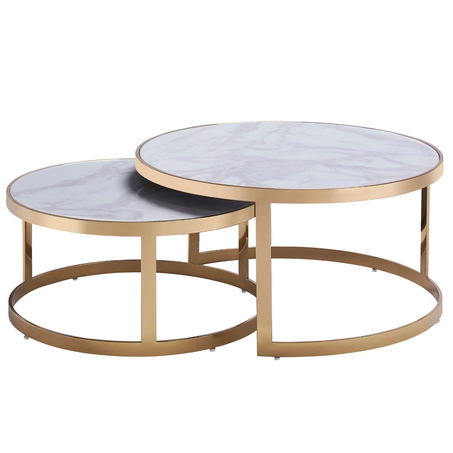 alesvelt Beistelltisch Set Couchtisch Set echtes günstig online kaufen