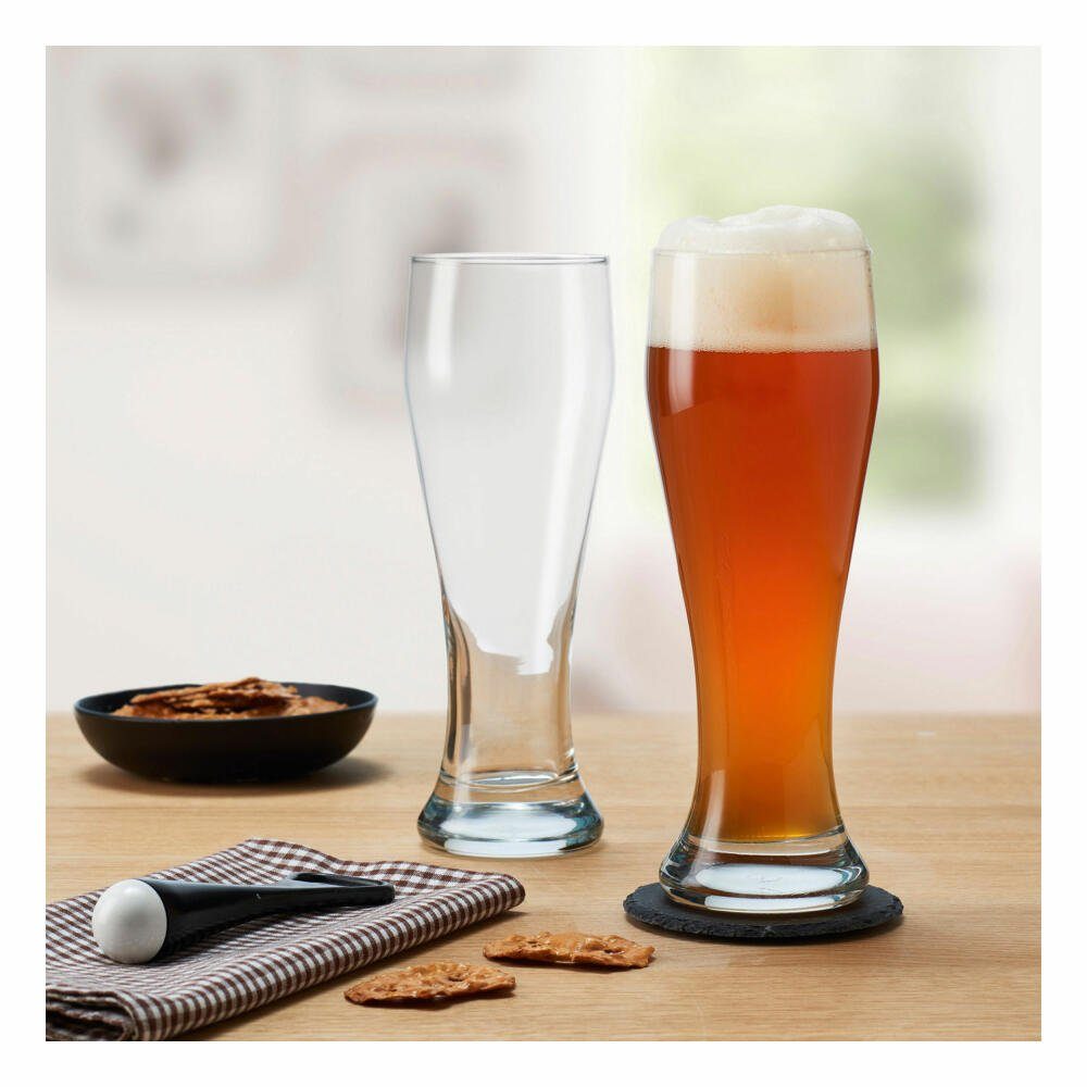 montana-Glas Gläser-Set :basic Weizenbierglas 2er Set 655 ml, Glas