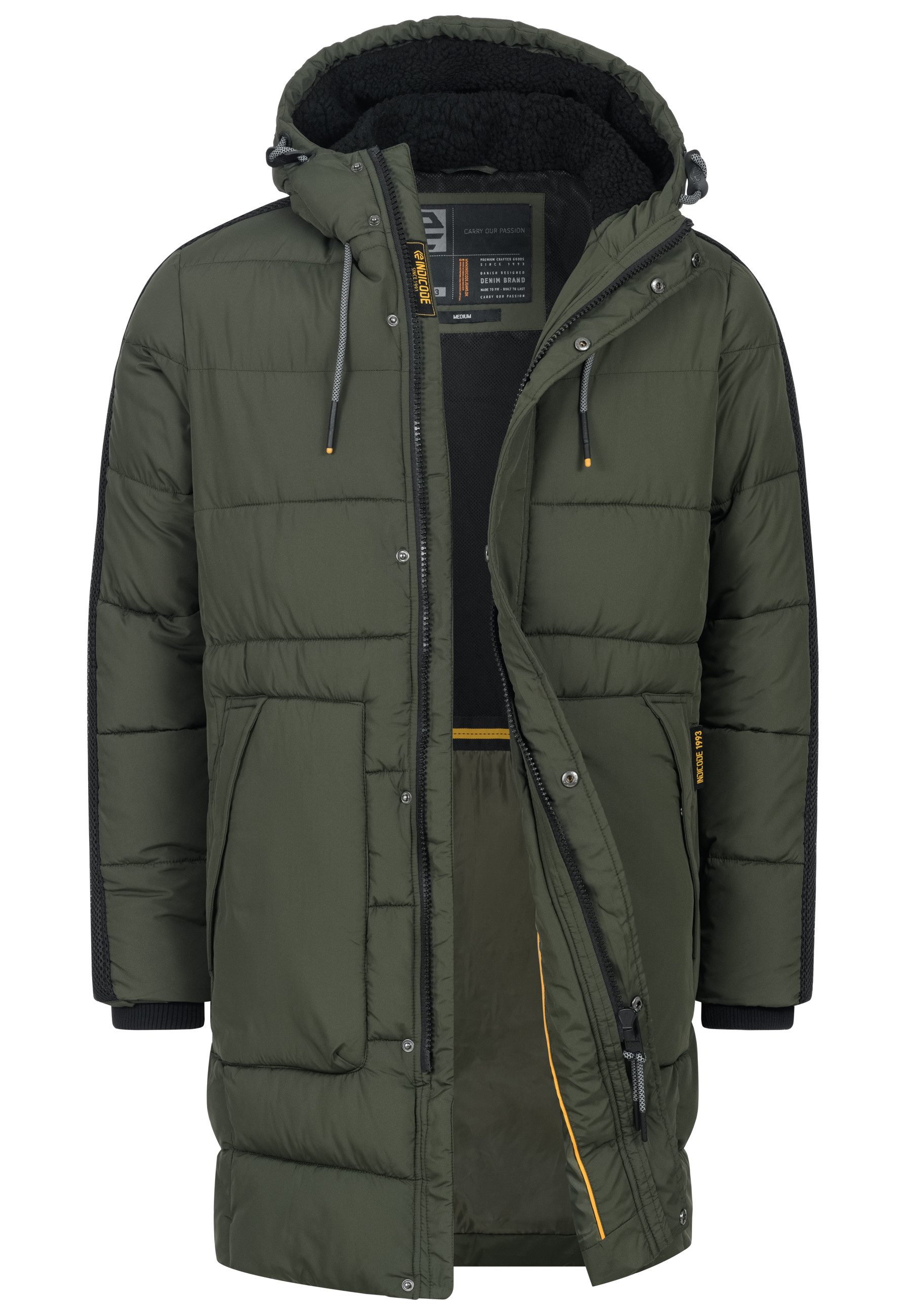 Indicode Winterjacke Herren INKenter Parka Winter Herrenjacke mit Kapuze un günstig online kaufen