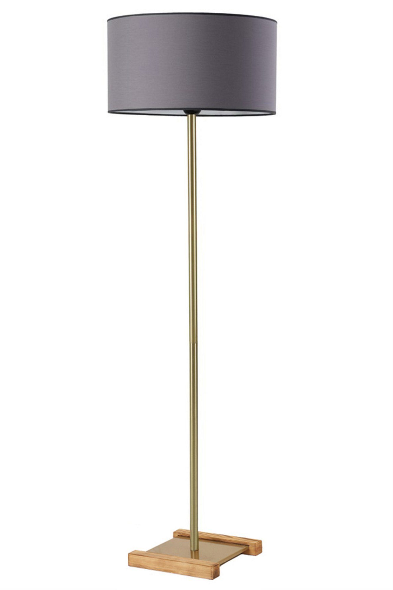 Opviq Stehlampe Lun, Gold, 25 x 25 cm, Metallkörper